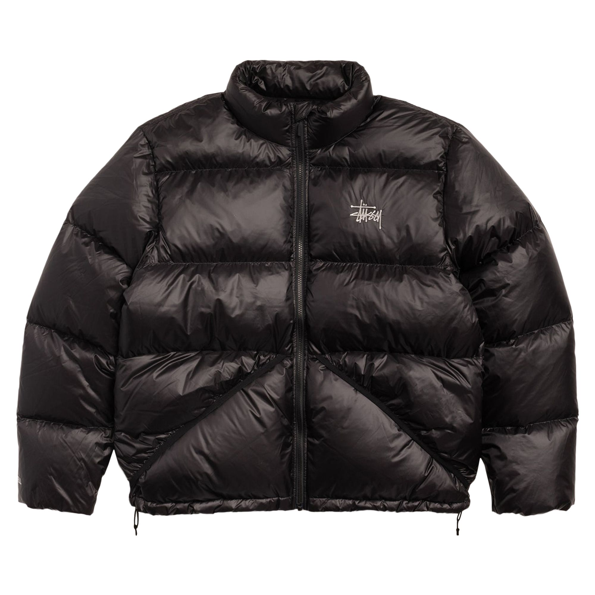 Pre-owned Stussy Micro Ripstop Down Jacket 'jet Black' | Men's Size M