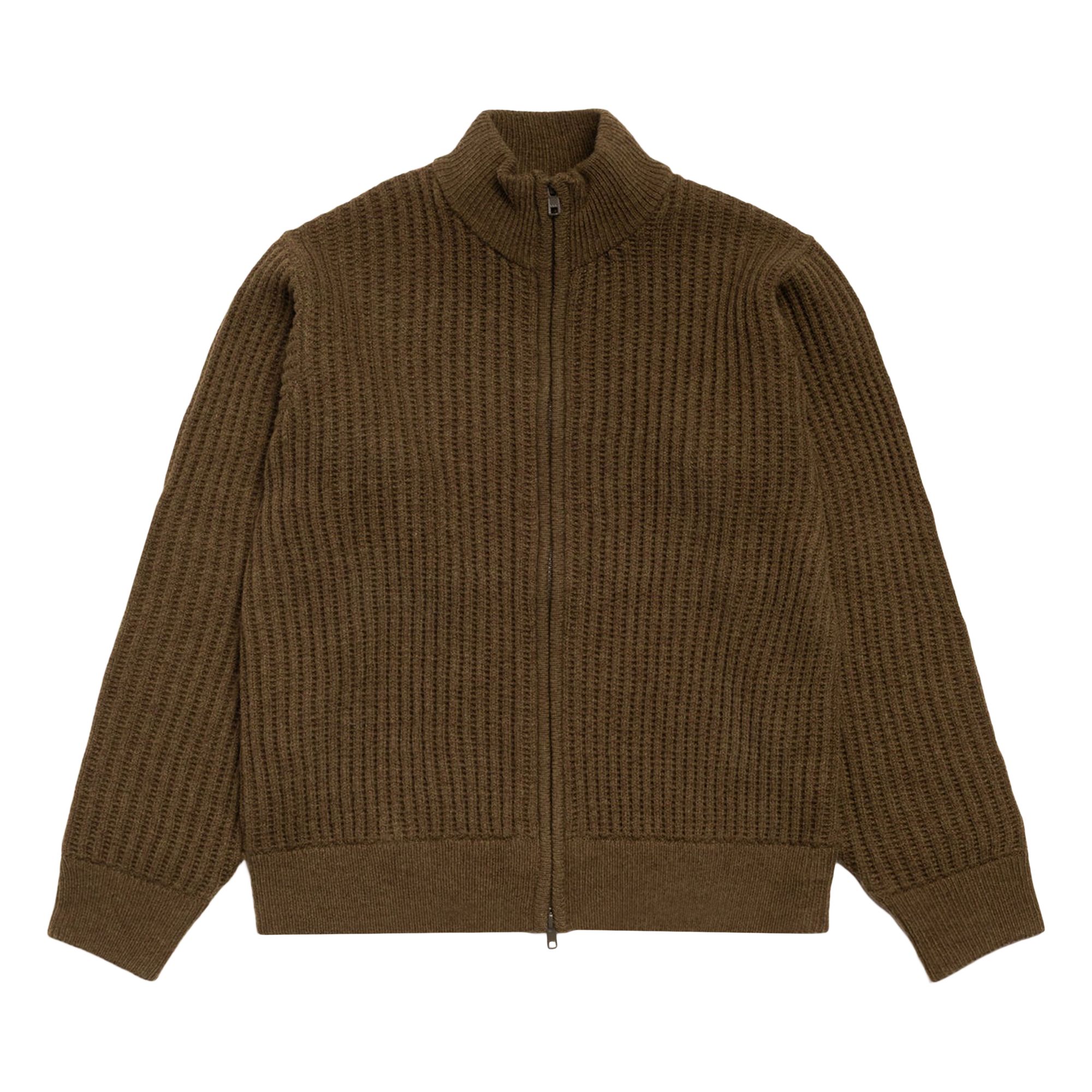 Pre-owned Stussy Patch Zip Sweater 'green' | Men's Size M