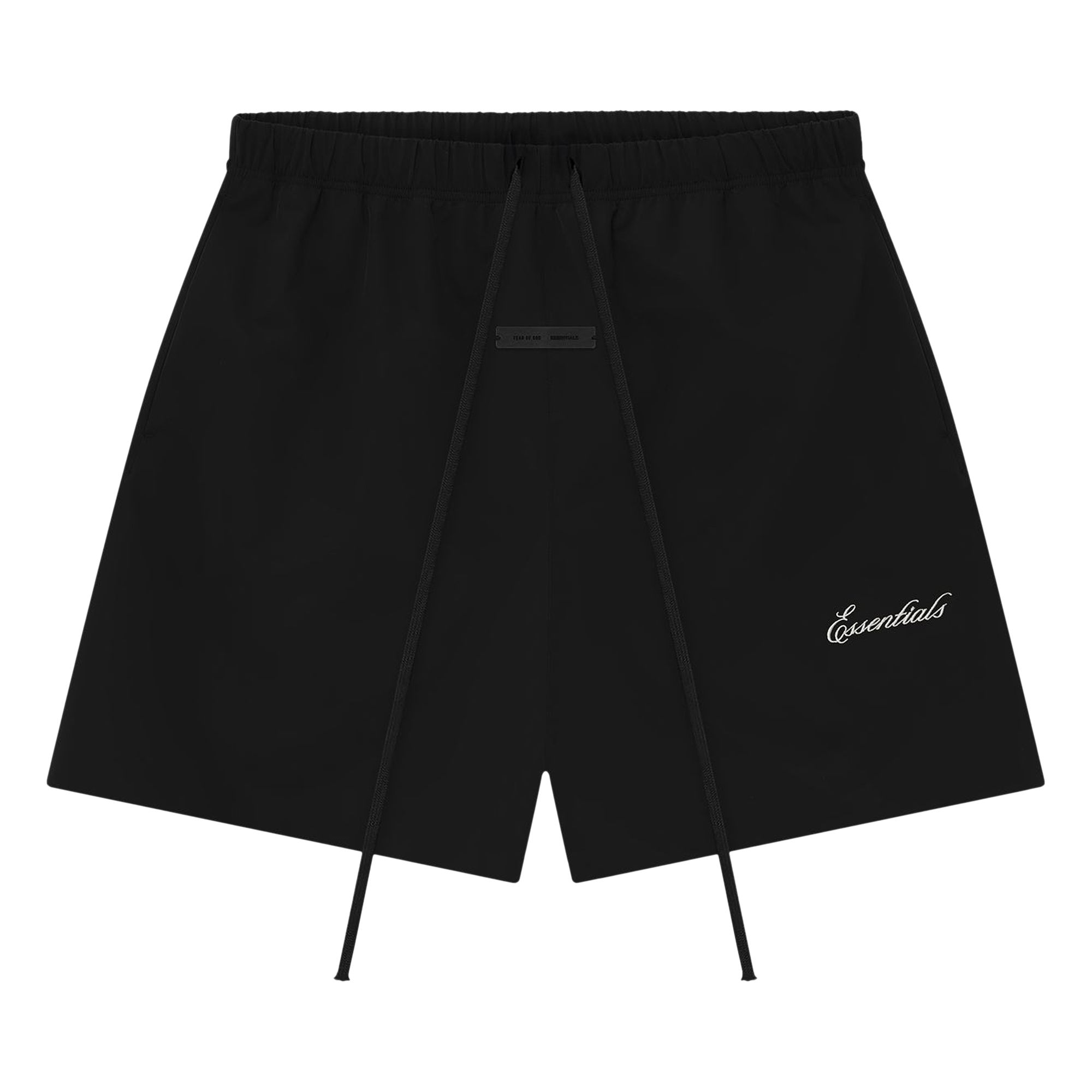 Pre-owned Essentials Fear Of God  Sporty Nylon Classic Short 'jet Black' | Men's Size M