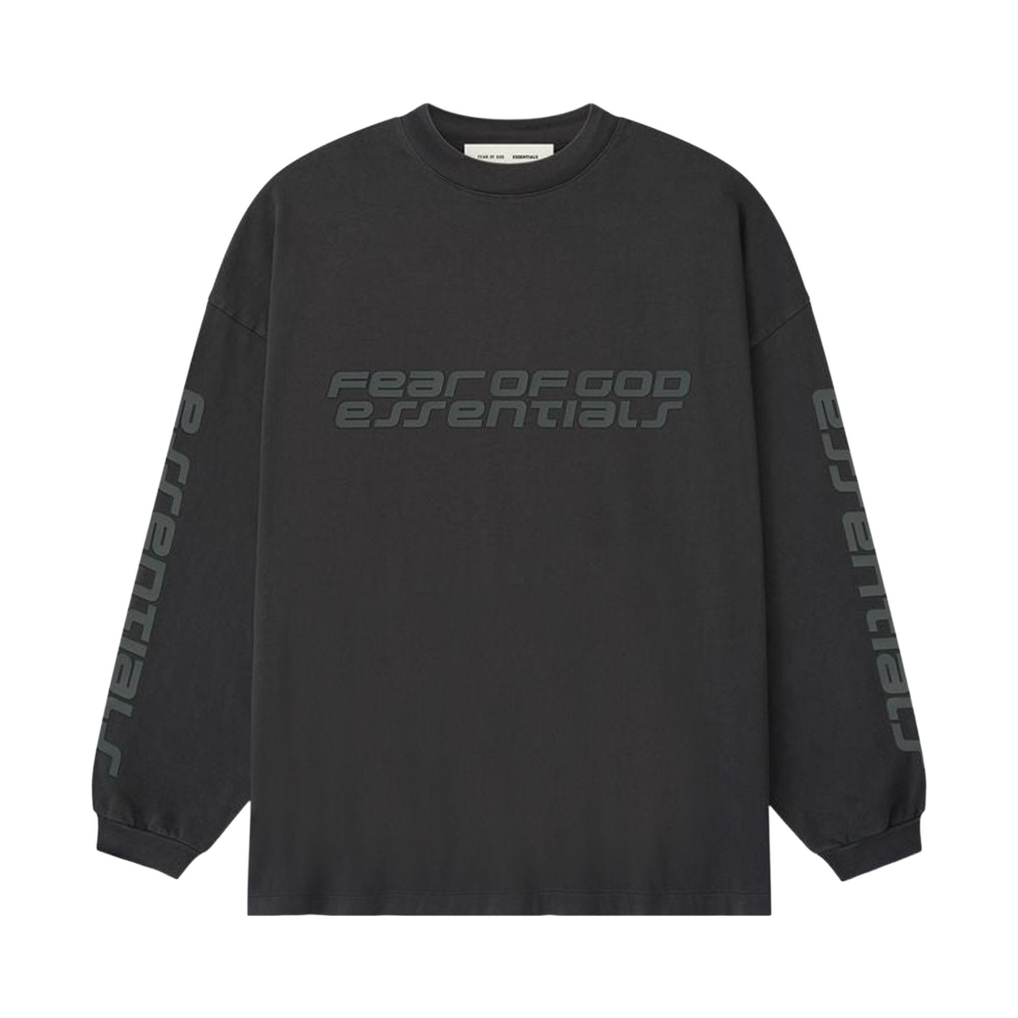 Pre-owned Essentials Fear Of God  90's Long-sleeve Tee 'vintage Black' | Men's Size M