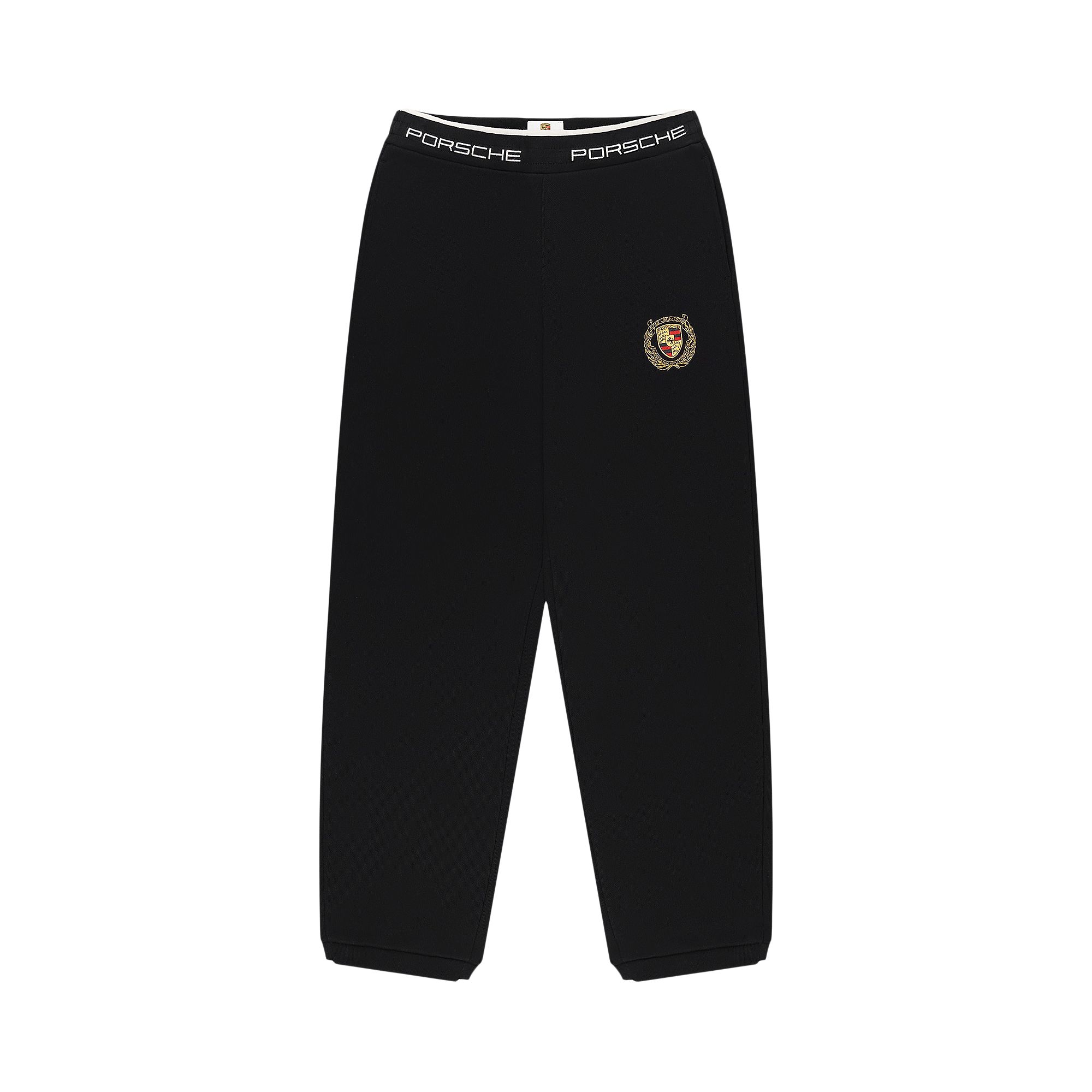 Pre-owned Aimé Leon Dore X Porsche Jacquard Logo Sweatpant 'jet Black' | Men's Size L