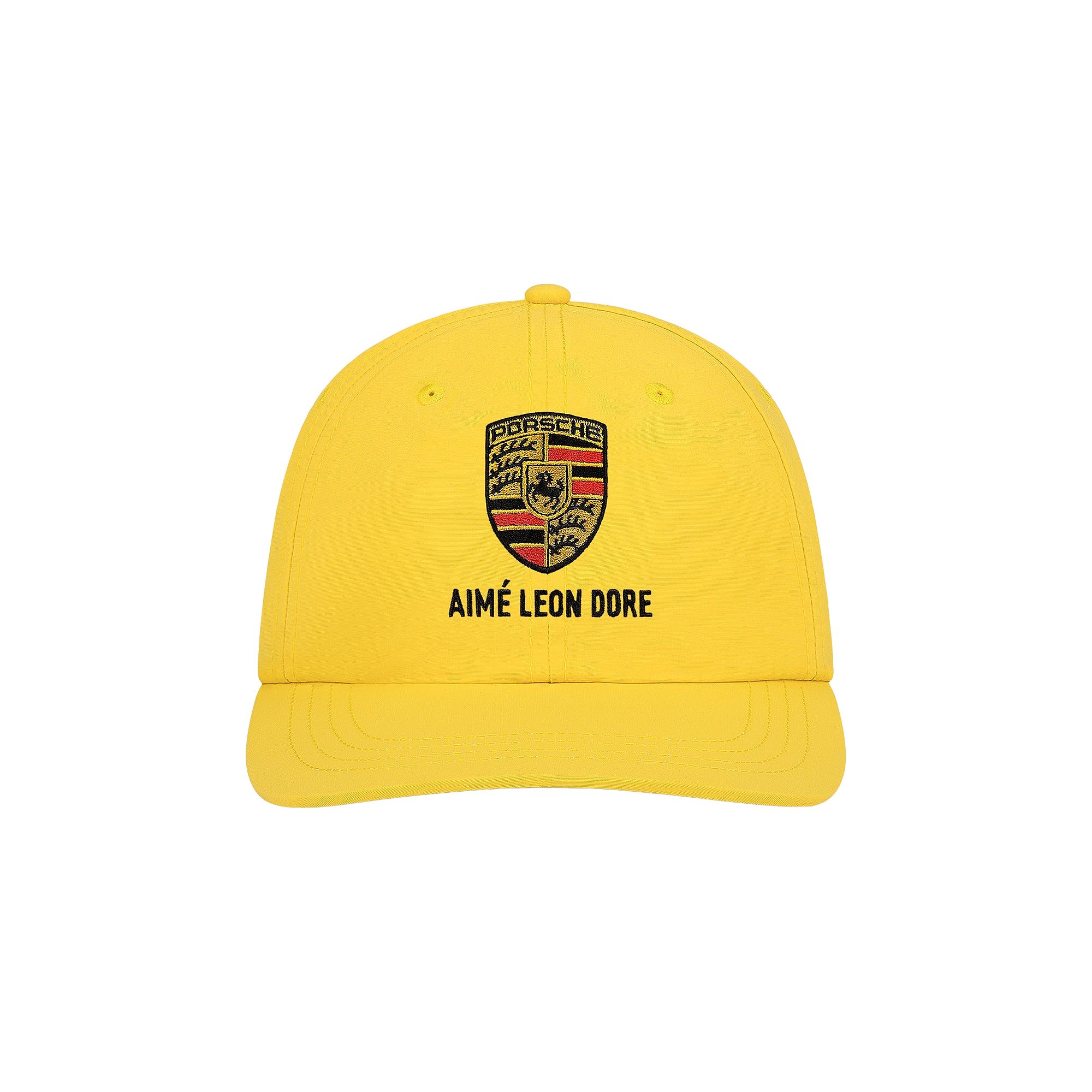 Pre-owned Aimé Leon Dore X Porsche Nylon Logo Hat 'aspen Gold' | Men's Size Onesize