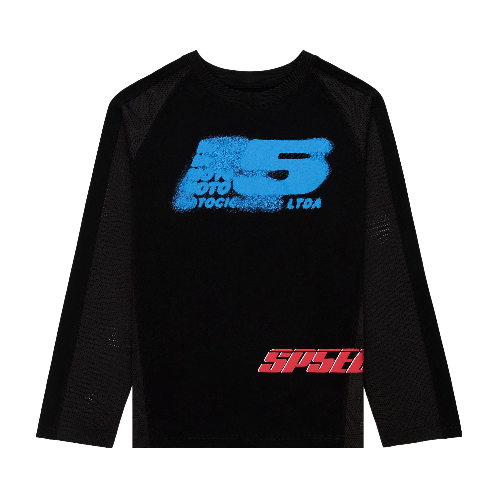 Pre-owned Sp5der 555peed Mesh Long-sleeve  'black' | Men's Size Xl