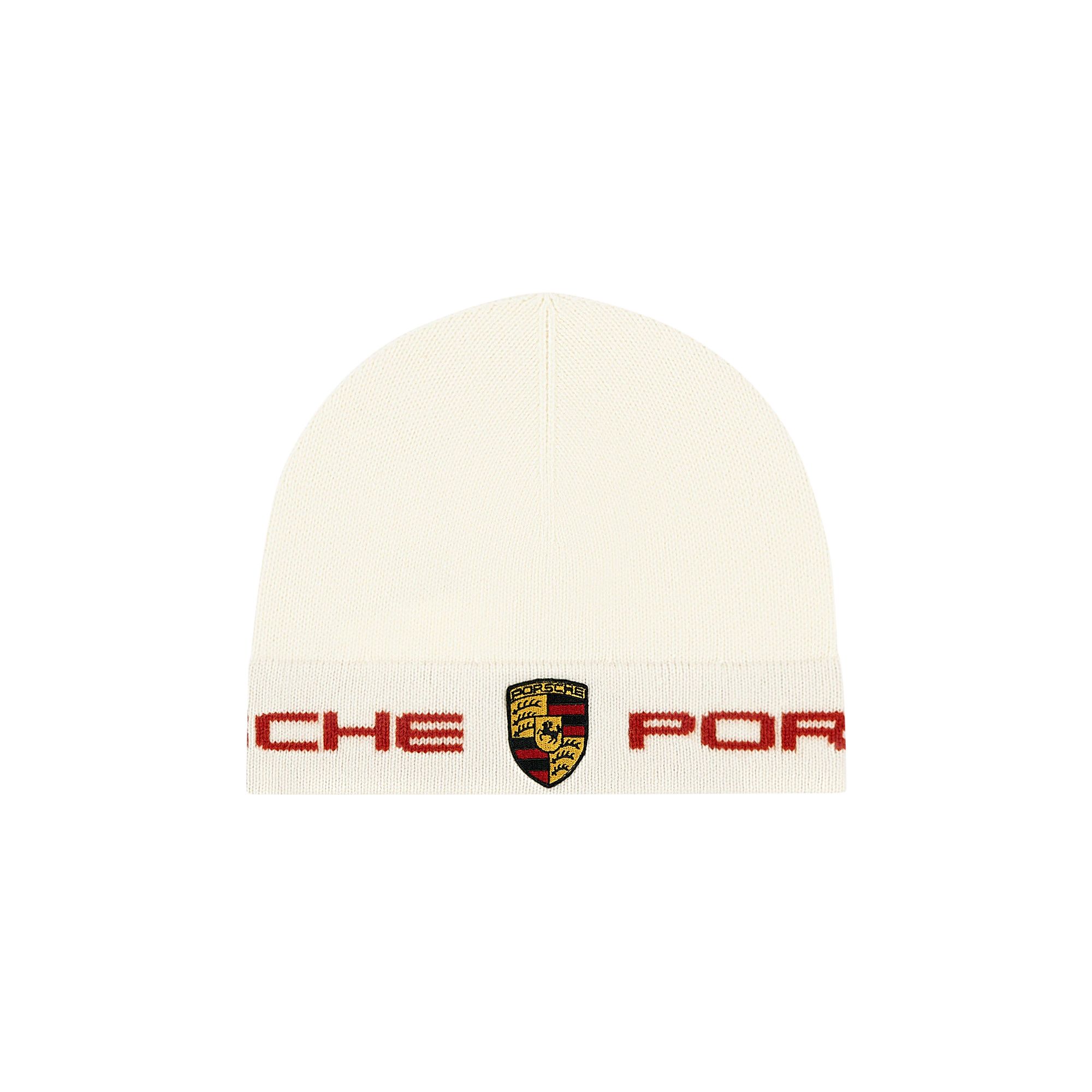 Pre-owned Aimé Leon Dore X Porsche Wool Skullcap 'pristine' | Cream | Men's Size Onesize In White