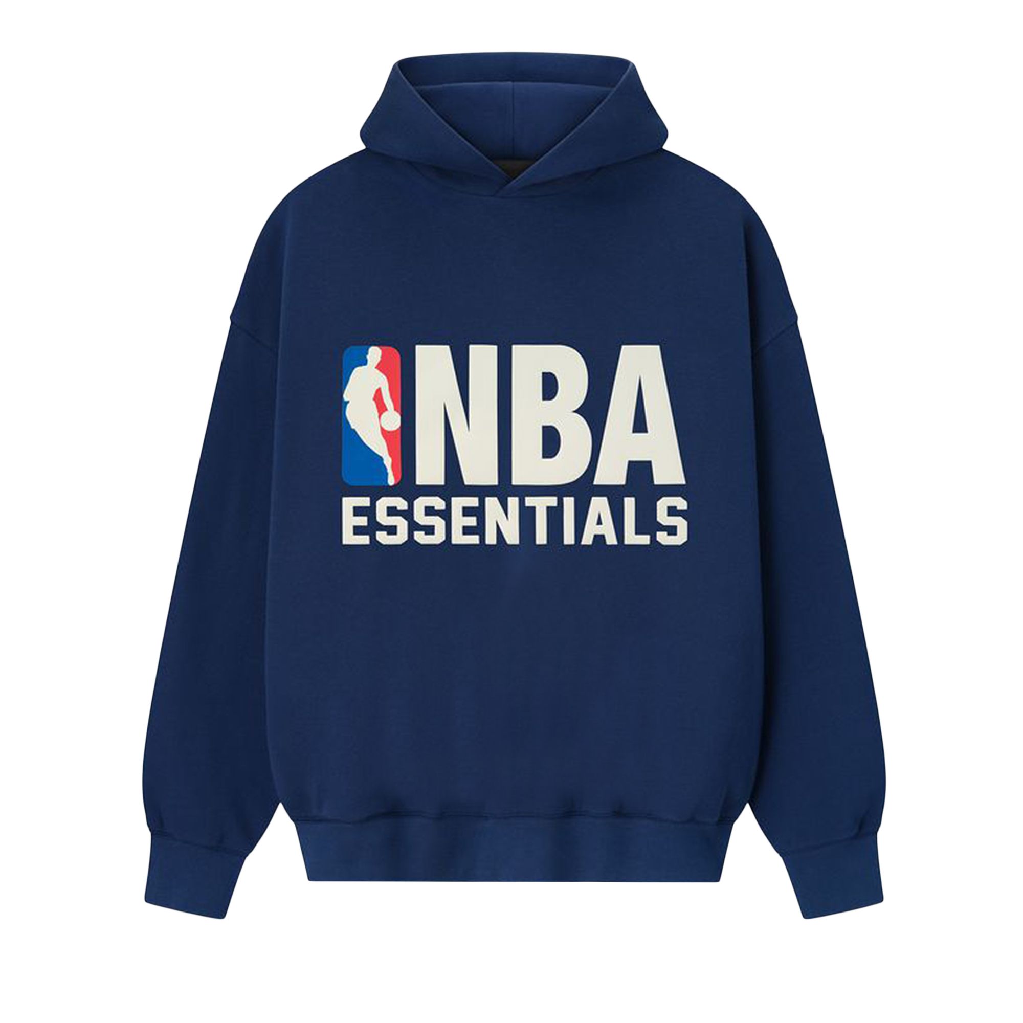 Pre-owned Essentials Fear Of God  Nba Sport Hoodie 'estate Blue' | Men's Size Xl