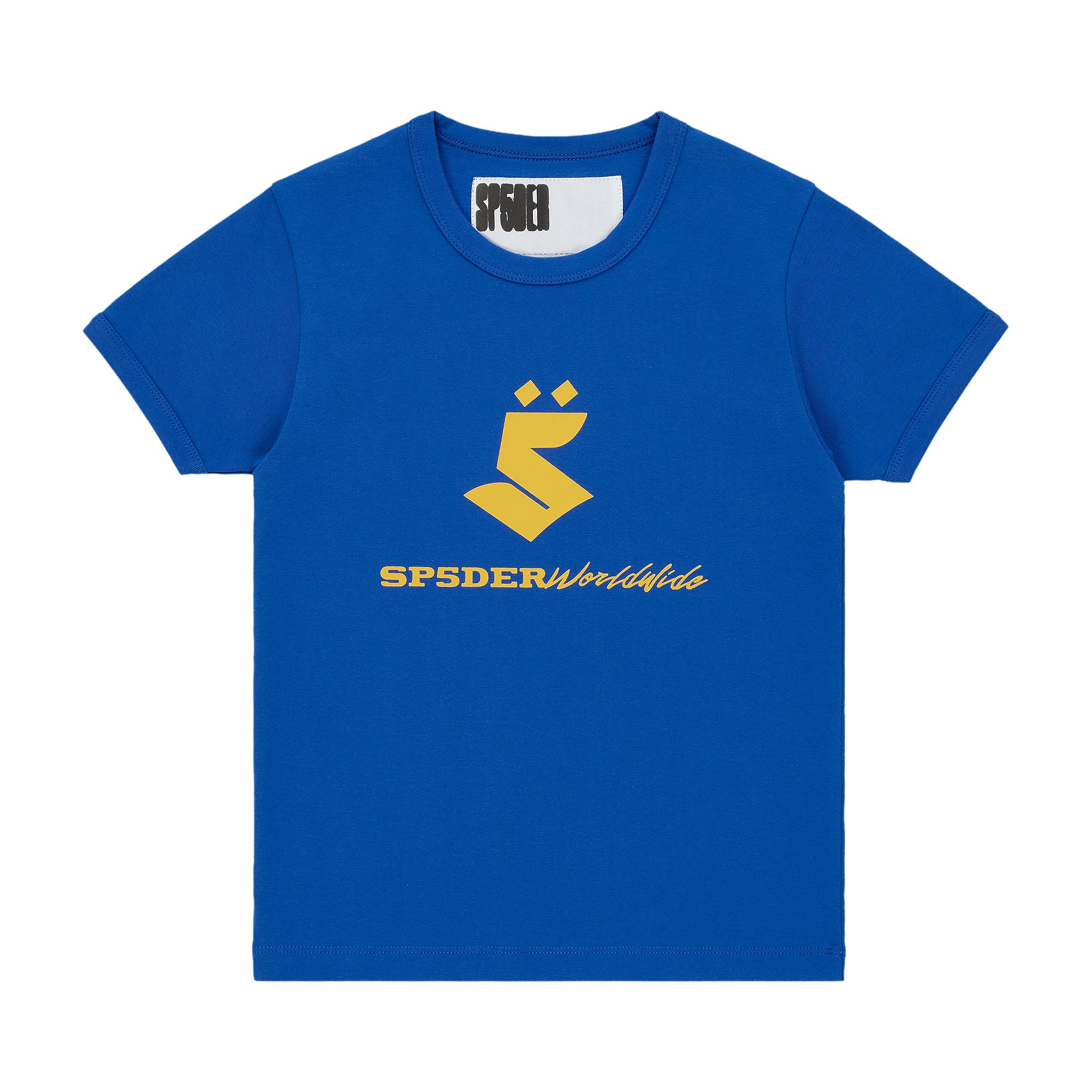 Pre-owned Sp5der 5uki Baby Tee 'blue' | Men's Size L