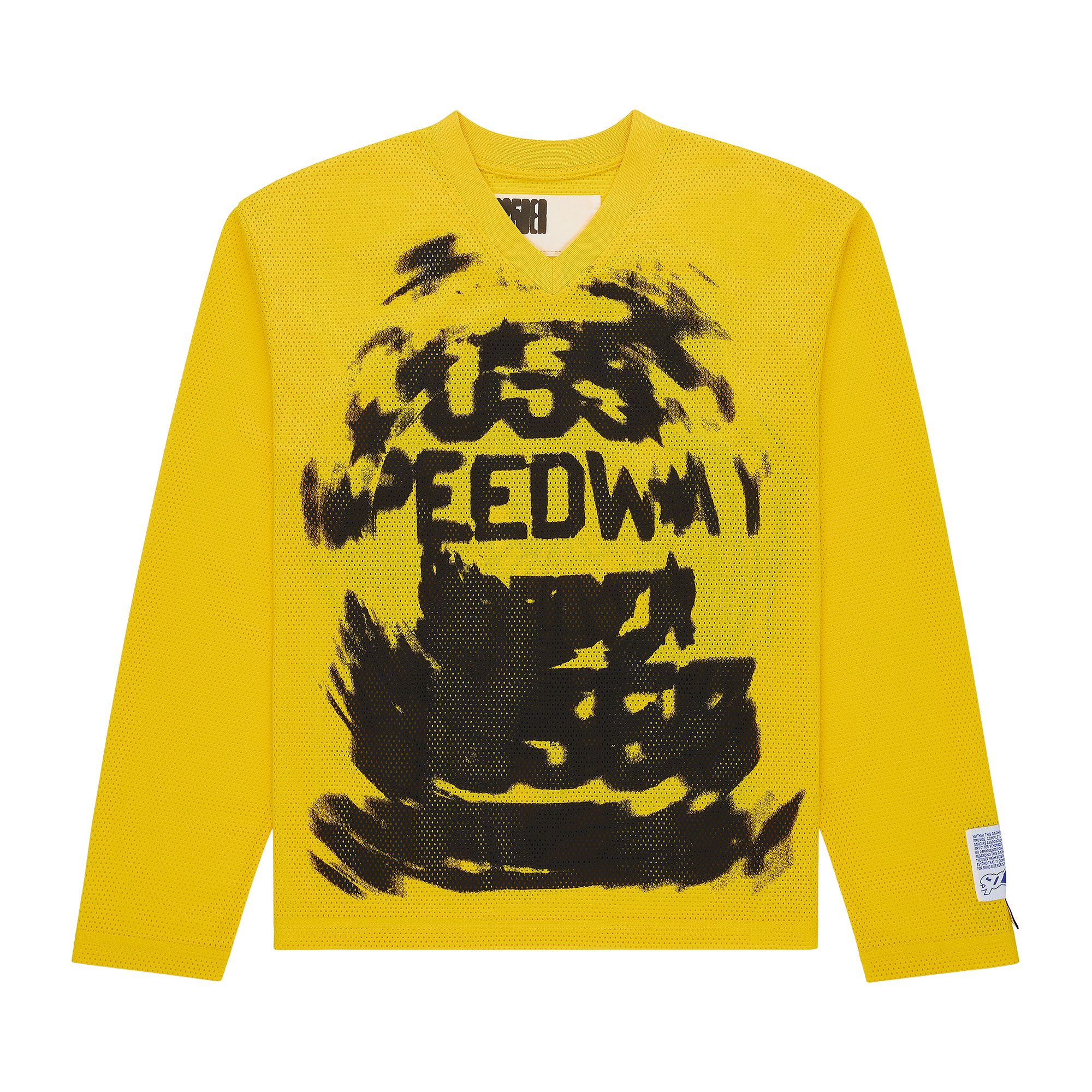 Pre-owned Sp5der Speedway Long-sleeve  'yellow' | Men's Size L