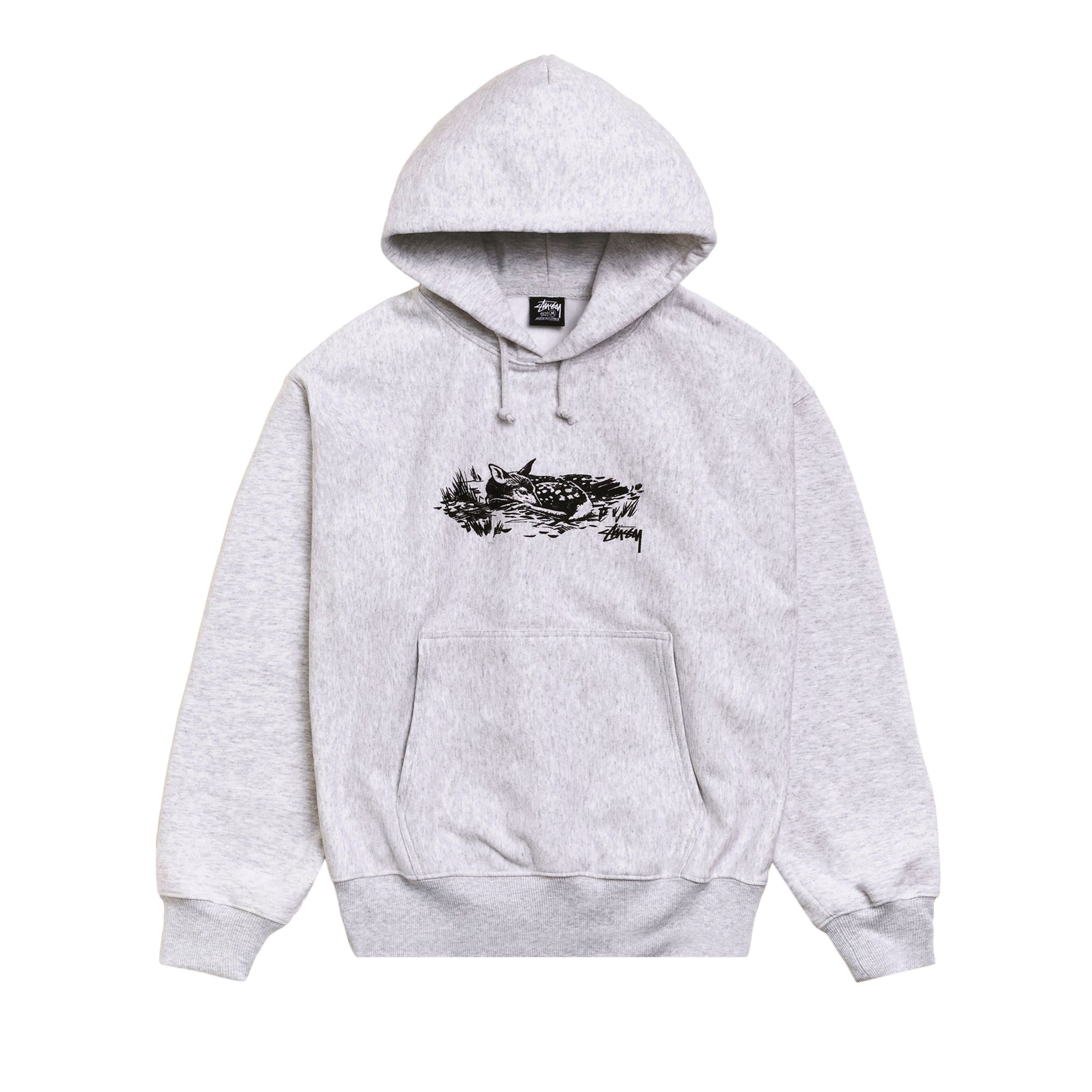 Pre-owned Stussy Fawn Hoodie 'ash Heather' | Grey | Men's Size Xxl In Gray