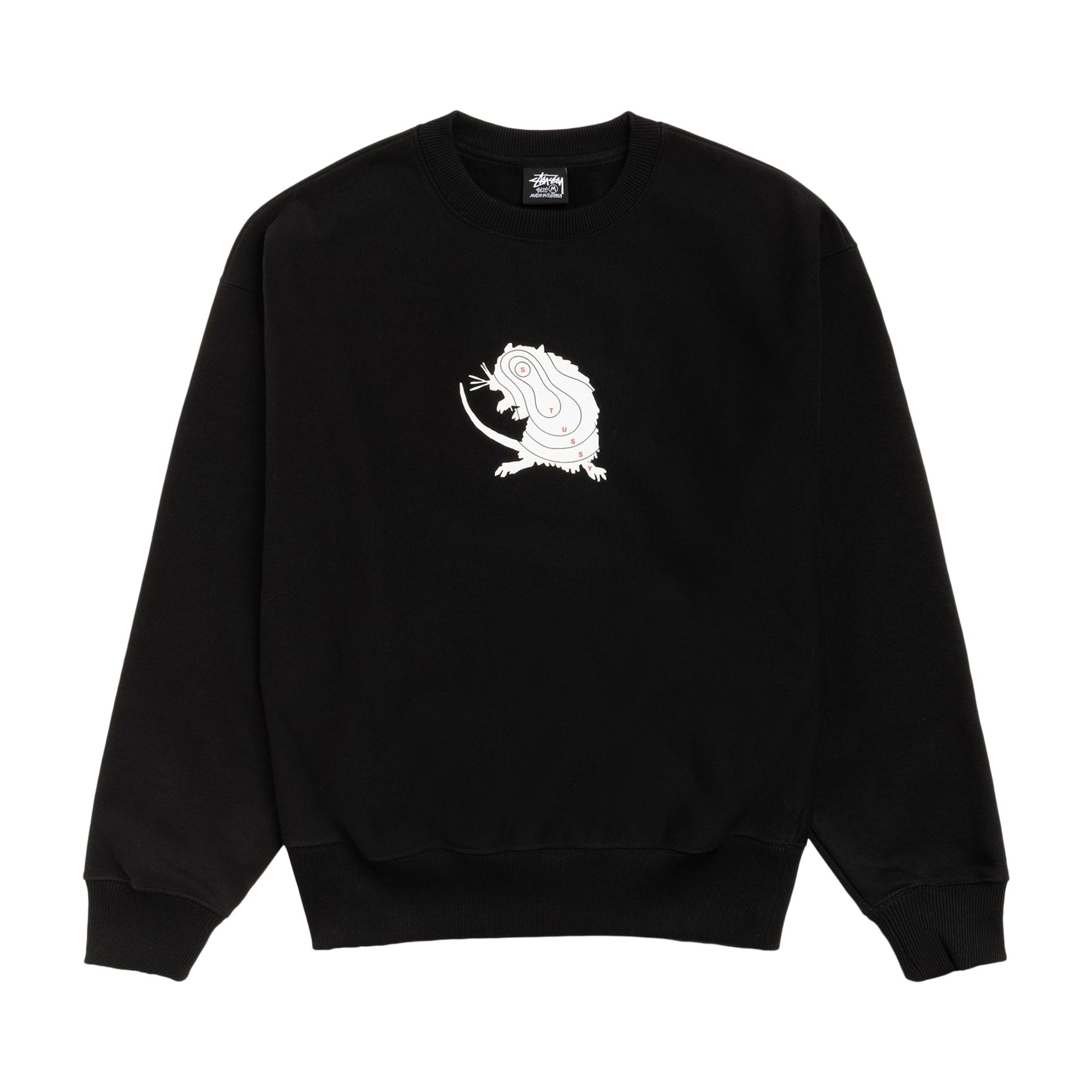 Pre-owned Stussy Long Range Crew 'black' | Men's Size M