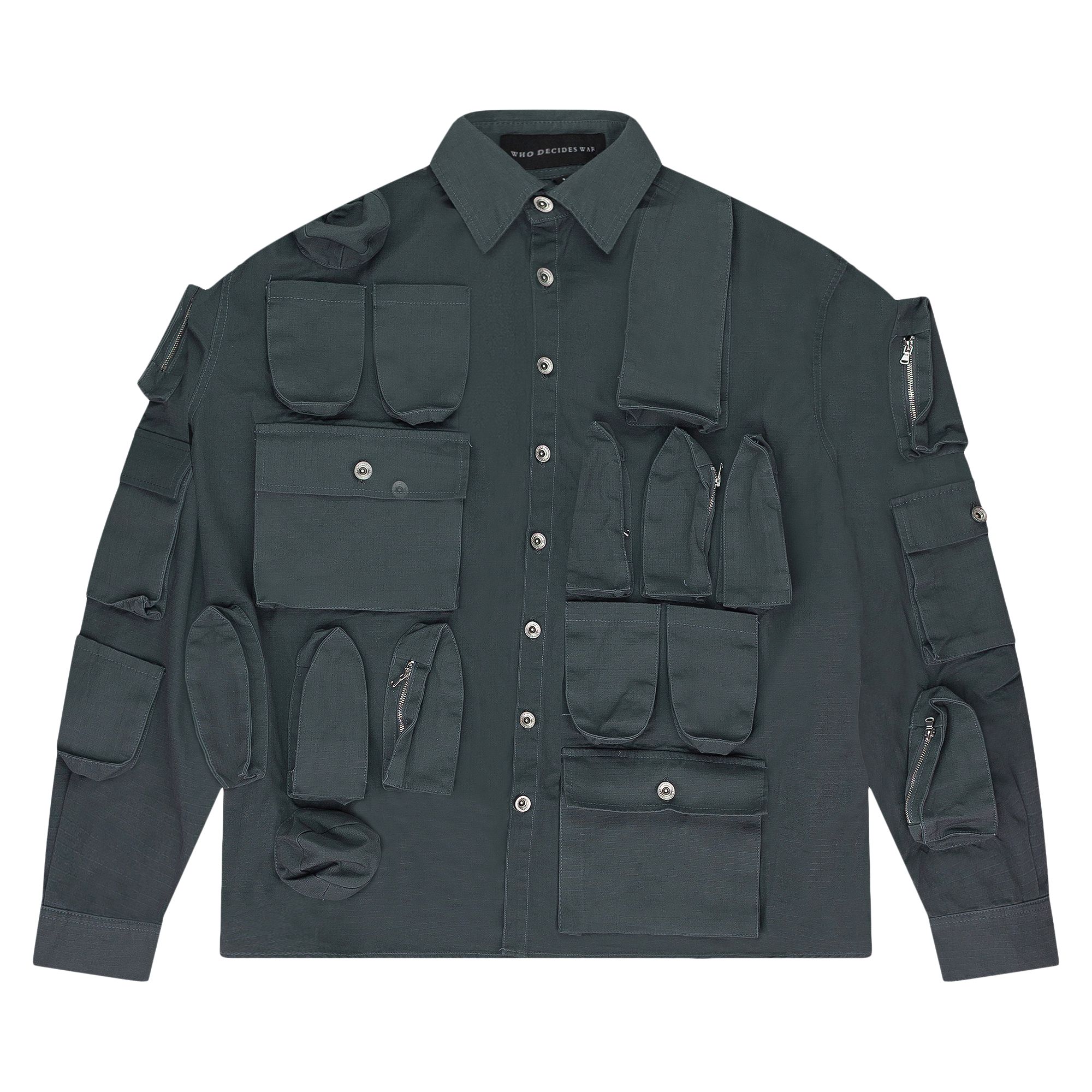 Pre-owned Who Decides War Tech Coat 'grey' | Men's Size M In Gray
