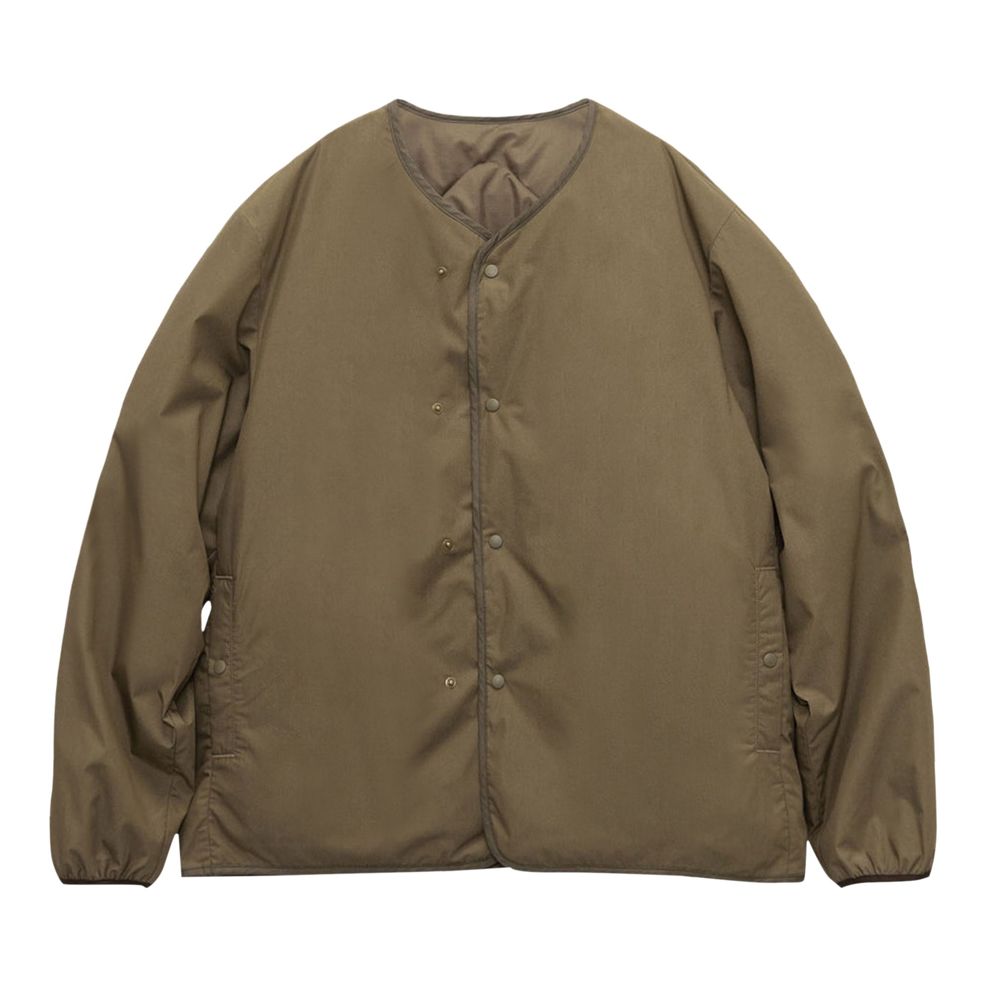 Pre-owned Nanamica Reversible Down Cardigan 'brown' | Men's Size L