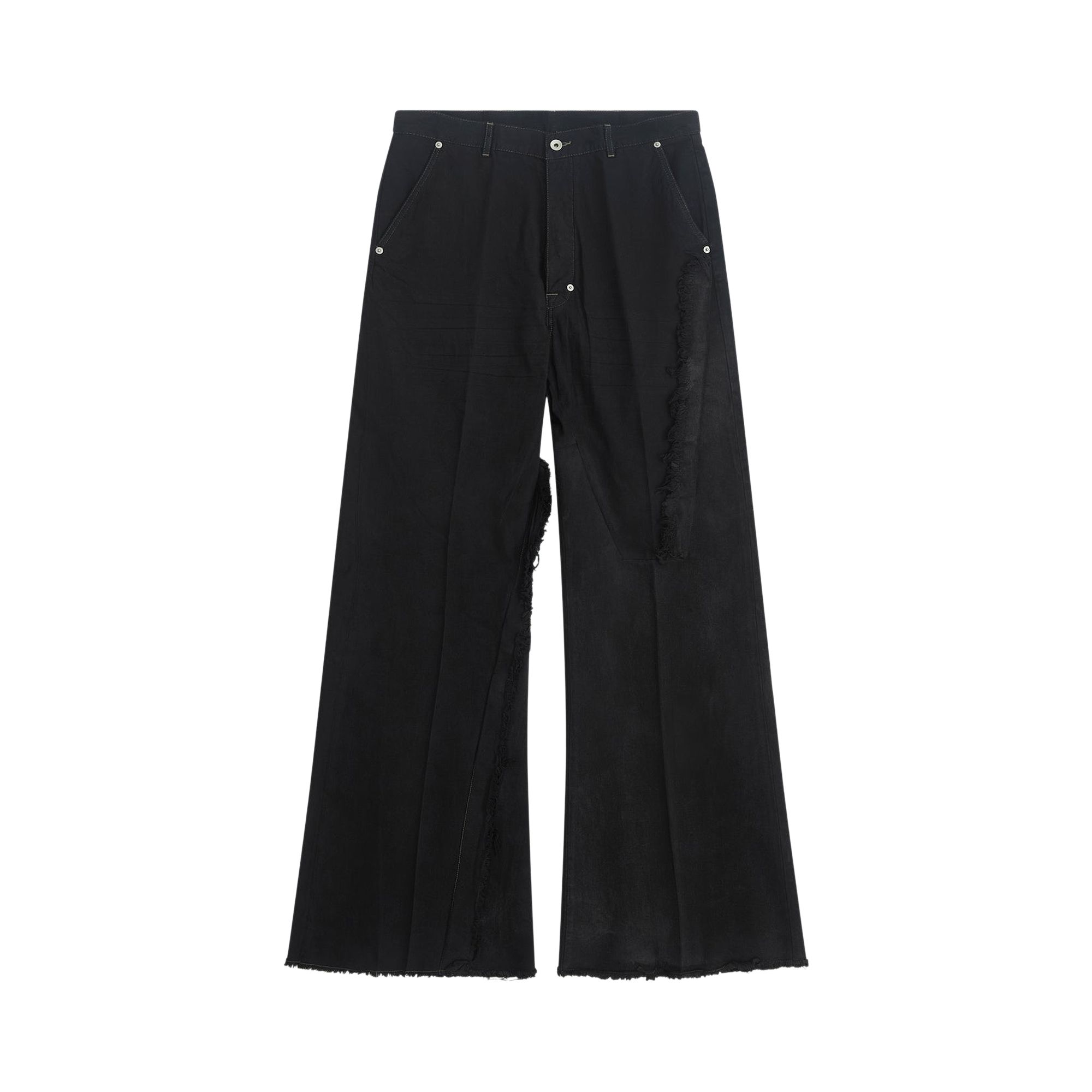 Pre-owned Rick Owens Denim Joris Trousers 'black' | Men's Size 30