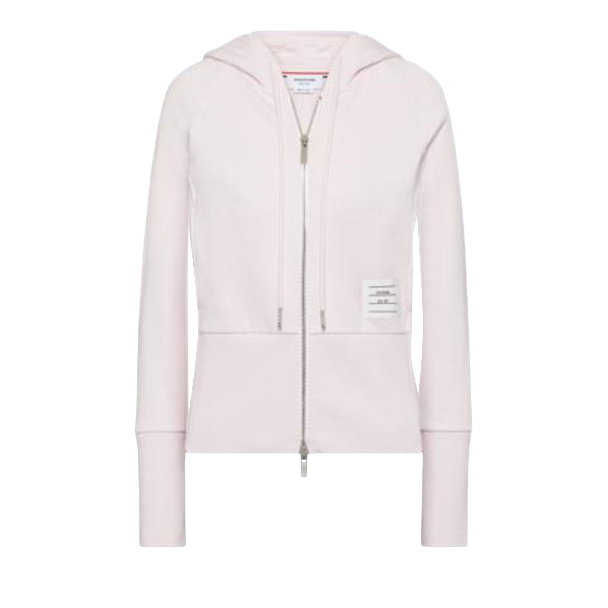 Pre-owned Thom Browne Blouson Zip Up Hoodie 'light Pink' | Women's Size 40