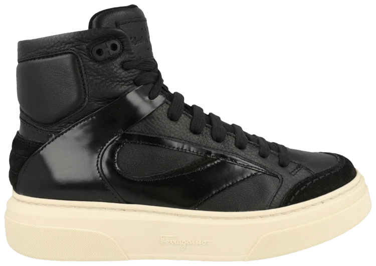 Ferragamo Cassina High Sneaker Black