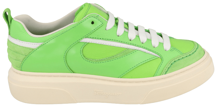 Ferragamo Cassina Low Sneaker Green