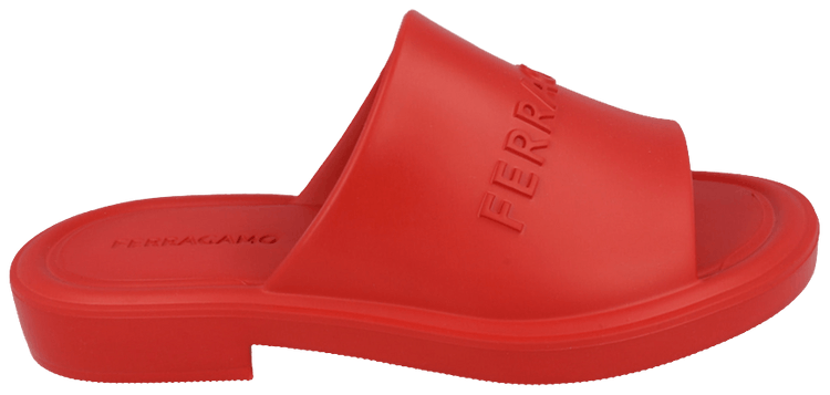 Ferragamo Giuneva Slide Red