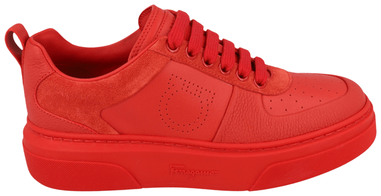 Ferragamo Wmns Cassina Low Sneaker Red