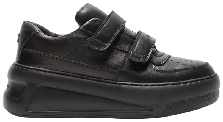 Acne Studios Velcro Strap Platform Sneaker Anthracite Grey