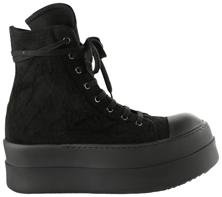 Rick Owens Wmns DRKSHDW Double Bumper Sneaks Black