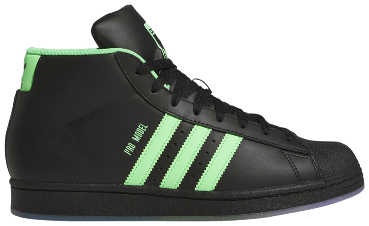 Adidas Pro Model Black Lime Teal
