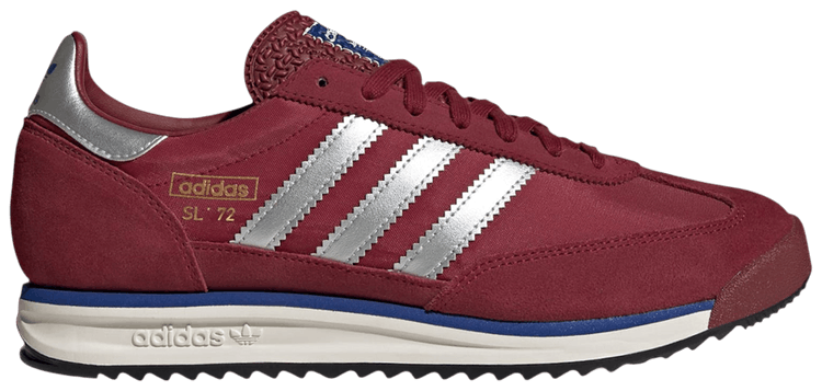 Adidas SL72 RS Maroon Silver Metallic