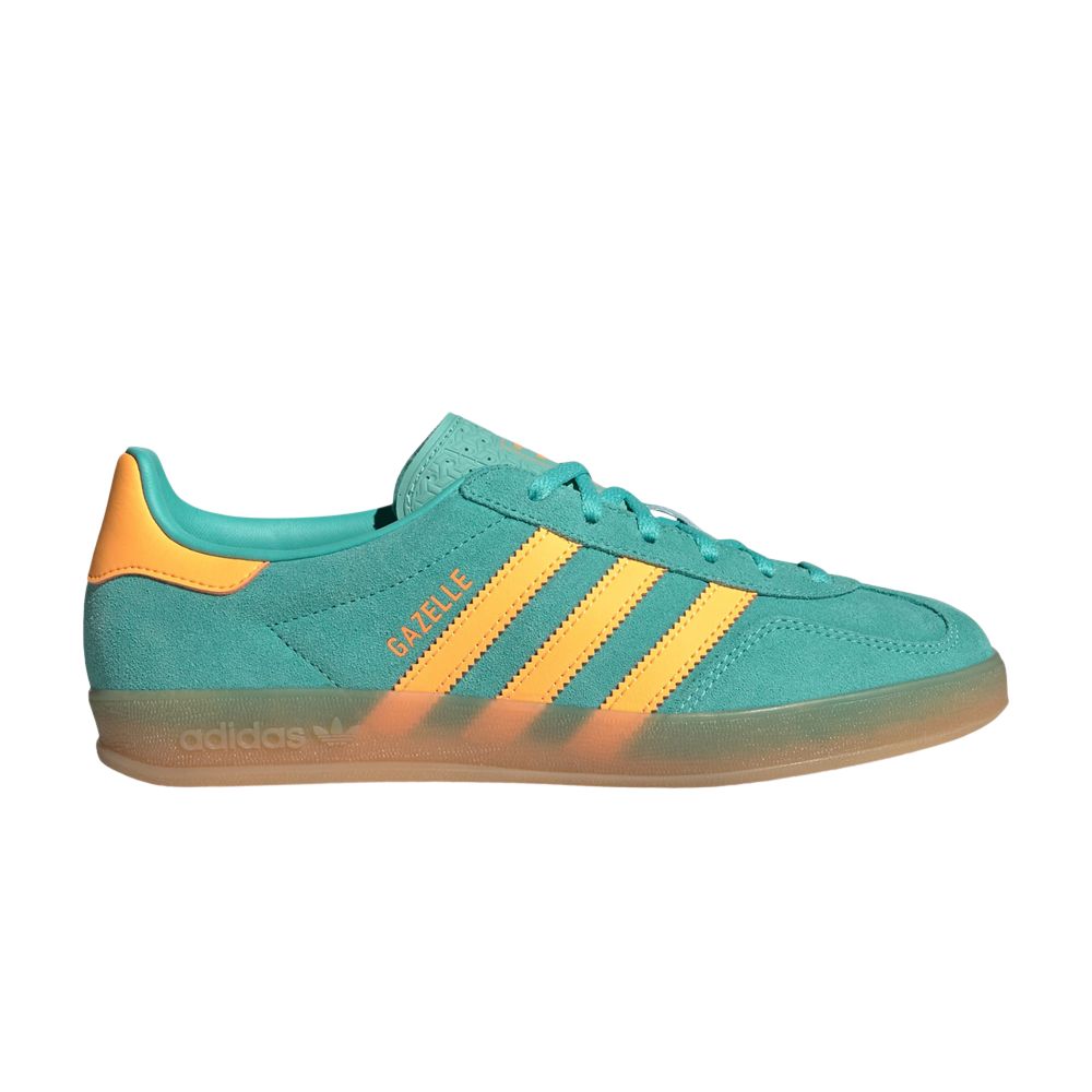 Pre-owned Adidas Originals Adidas Wmns Gazelle Indoor 'acid Mint Orange' | Green | Women's Size 9