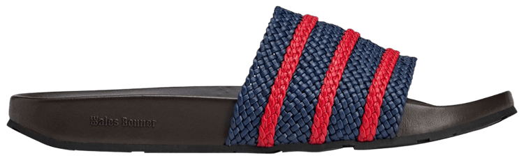 Wales Bonner x adidas Adilette Slide Night Indigo Scarlet