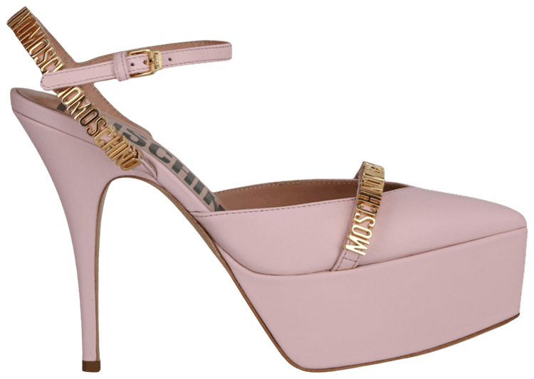Moschino Wmns Ankle Strap Pump Pink