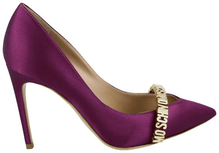 Moschino Wmns Satin Pump Raspberry