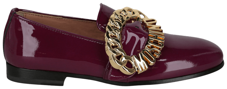 Moschino Wmns Buckle Loafer Purple