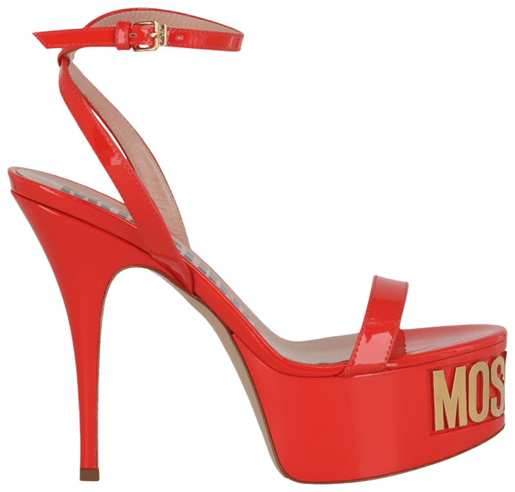 Moschino Wmns Platform Pump Orange