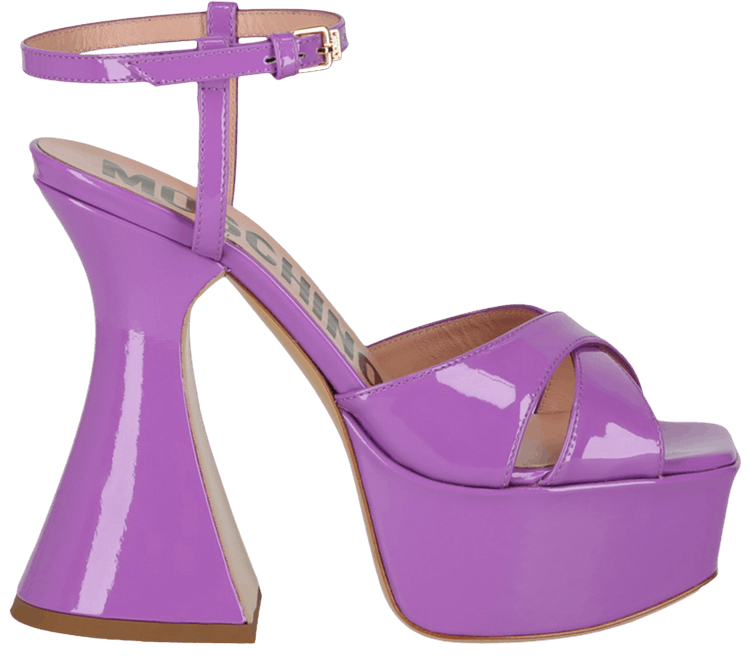Moschino Wmns Platform Heeled Sandal Purple