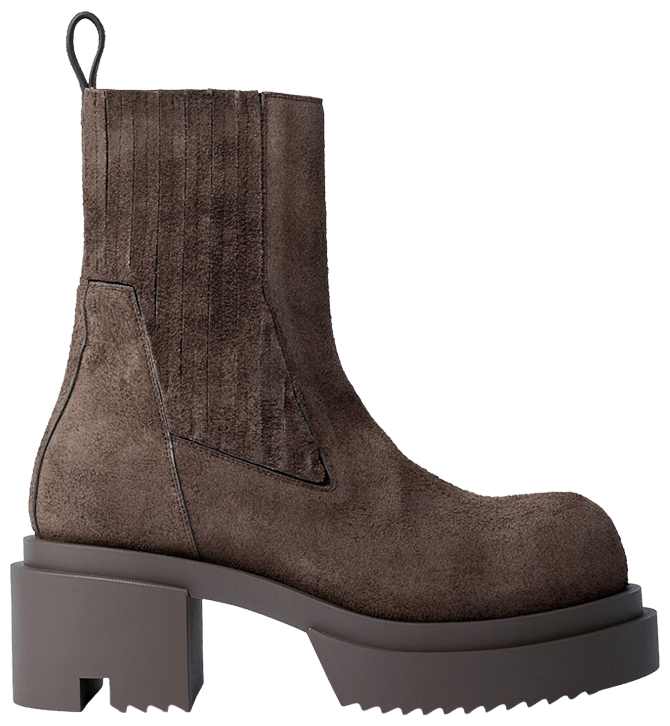 Rick Owens Wmns Beatle Bogun Boot Dark Dust