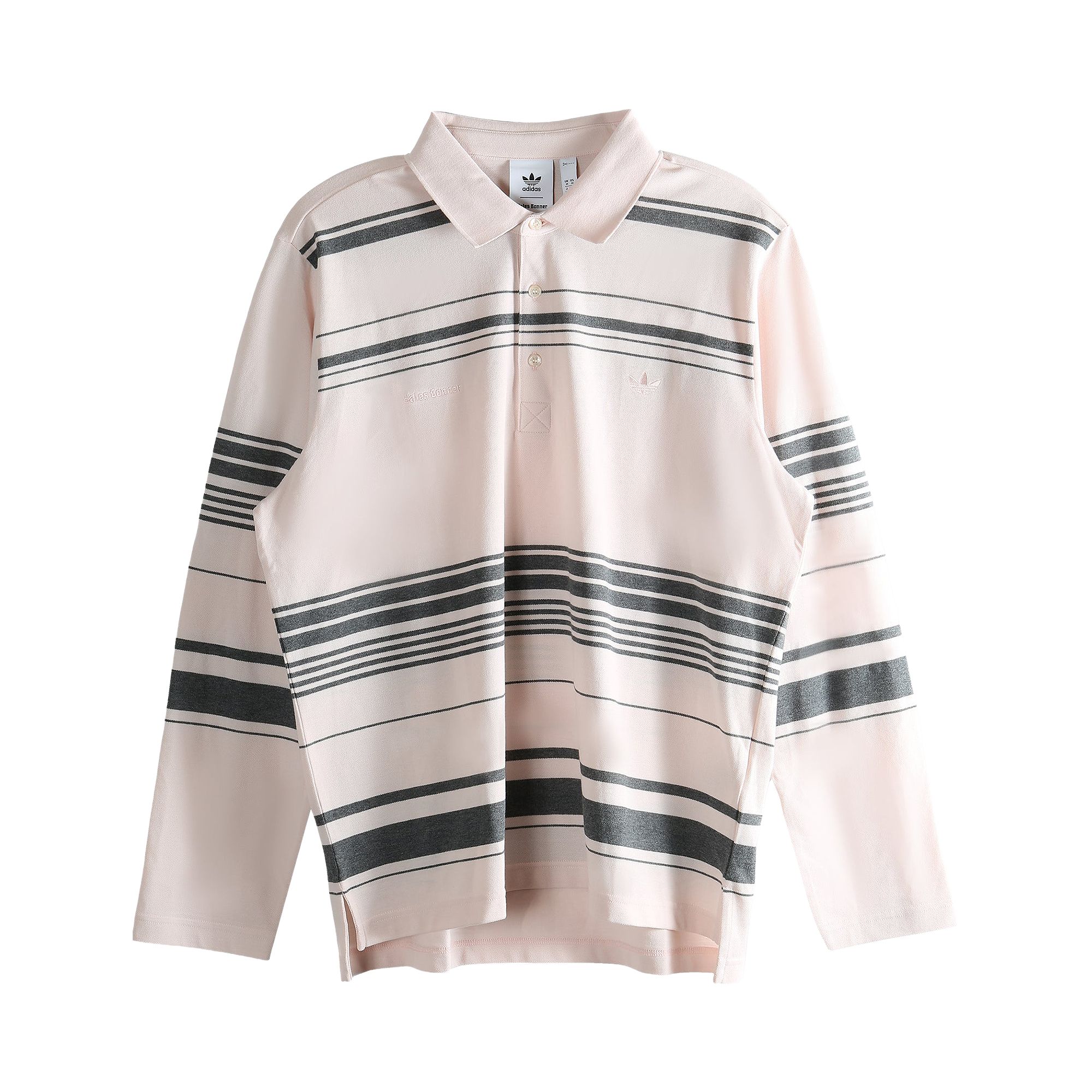 Pre-owned Adidas Originals Adidas X Wales Bonner Long-sleeve Polo 'wonder Quartz' | Cream | Men's Size Xs In White