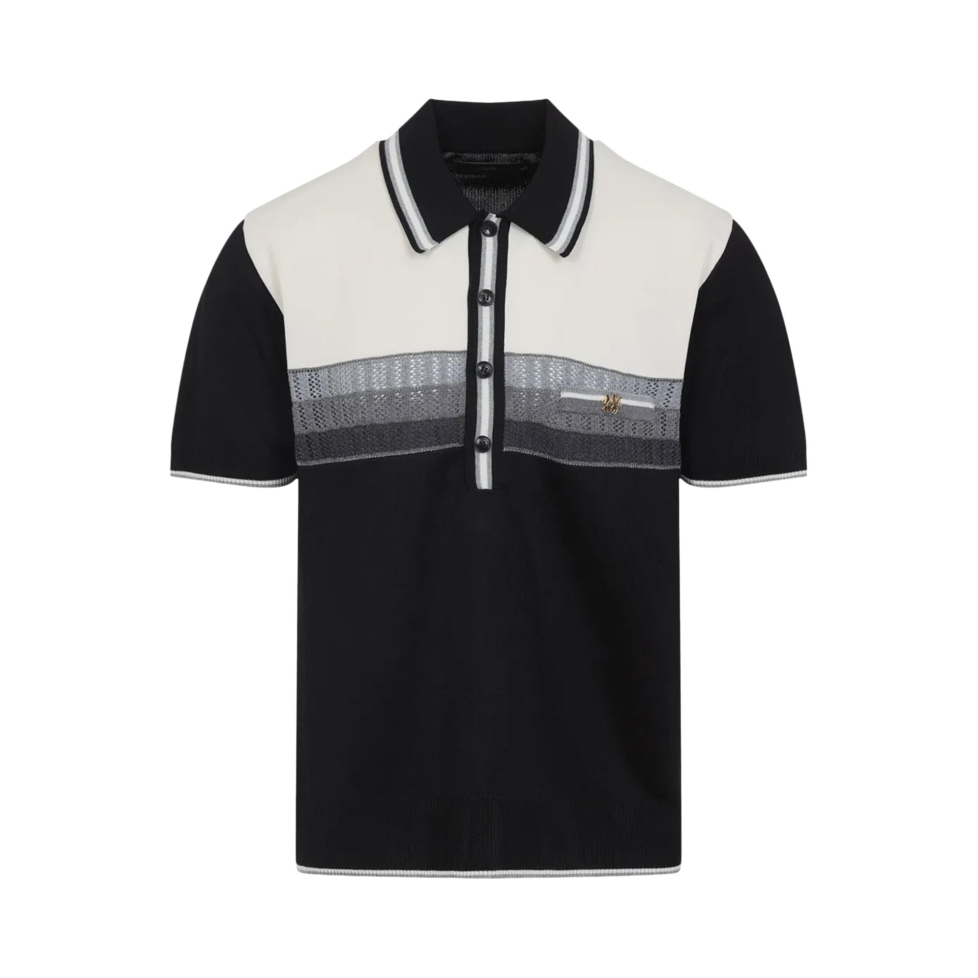 Click to view more detailed imagery on our partner's website Pre-owned Amiri Ma Striped Polo 'black' | Men's Size L