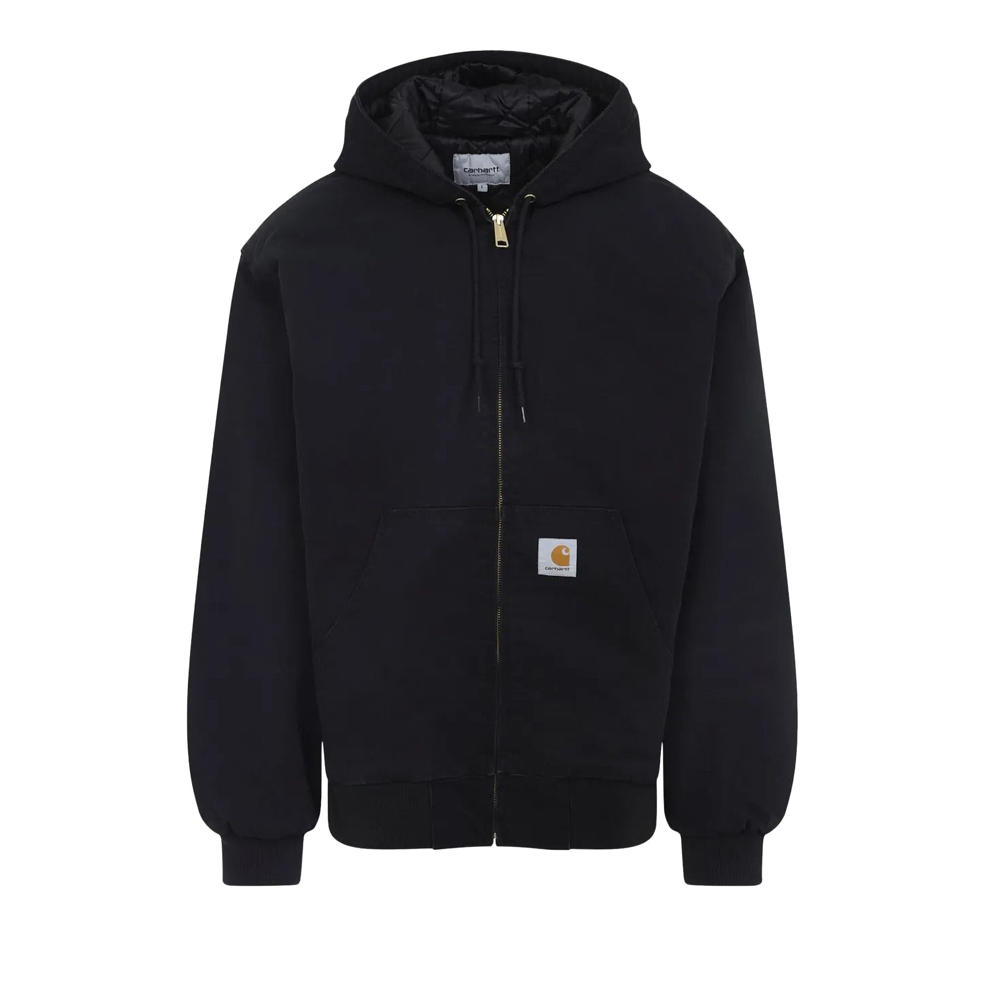 Pre-owned Carhartt Wip Og Active Jacket 'black (stone Canvas)' | Men's Size L