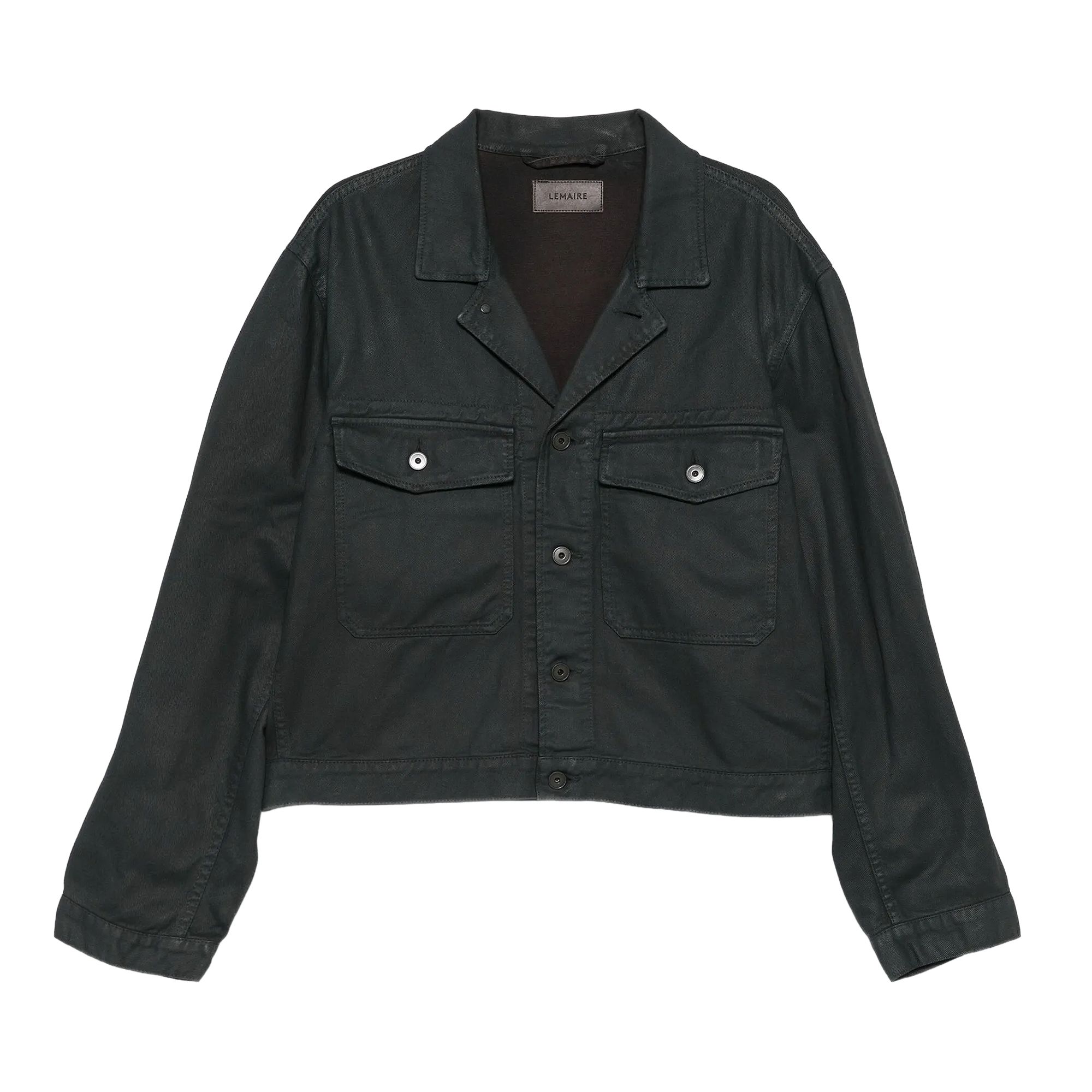 Pre-owned Lemaire Trucker Jacket 'coal' | Black | Men's Size 48