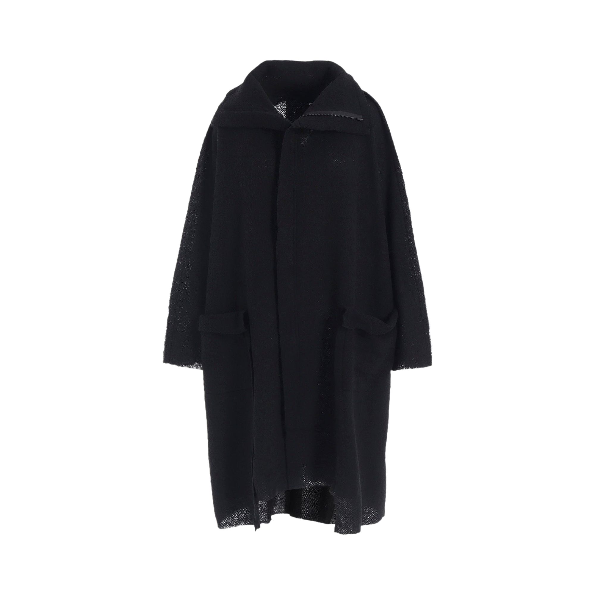 YOHJI YAMAMOTO Pre-owned Seam Detail Coat 'black' | Women's Size 2