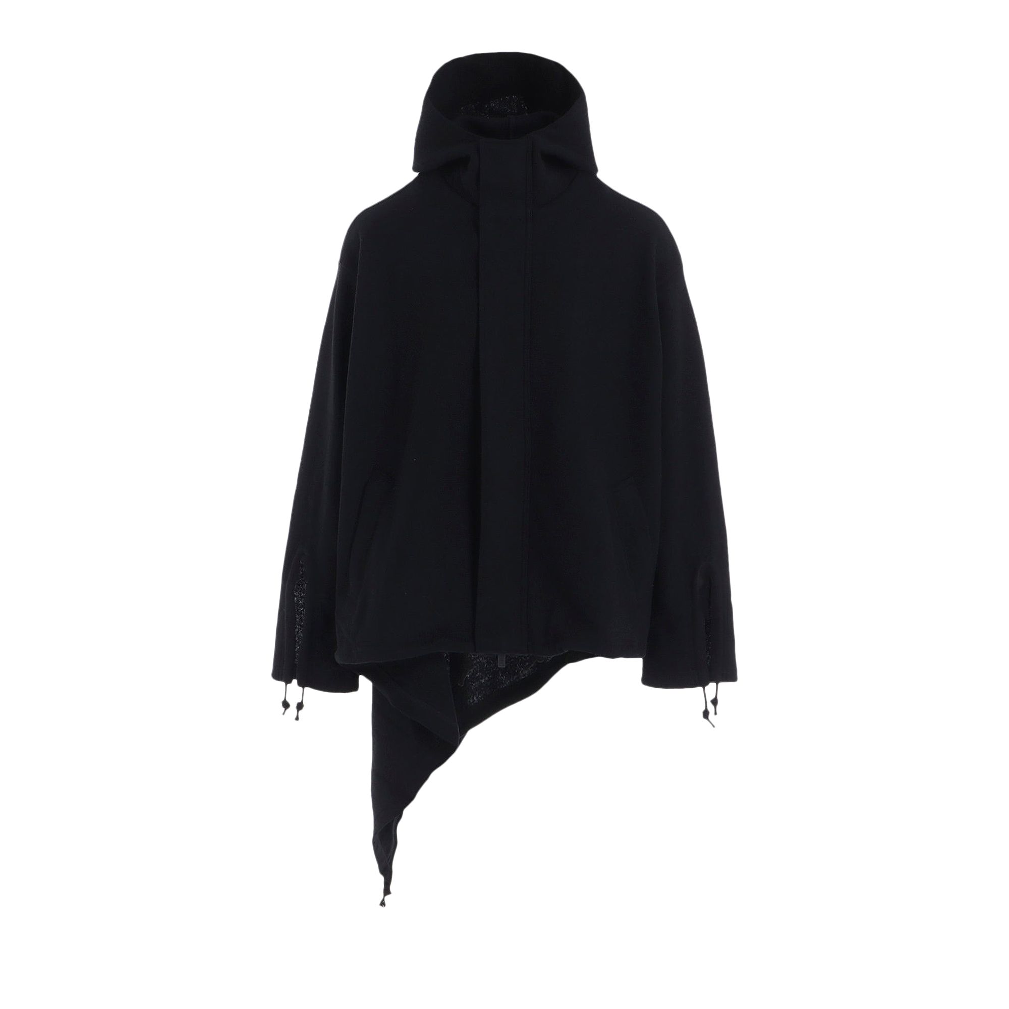 YOHJI YAMAMOTO Pre-owned Gathered Po B Top 'black' | Women's Size 2