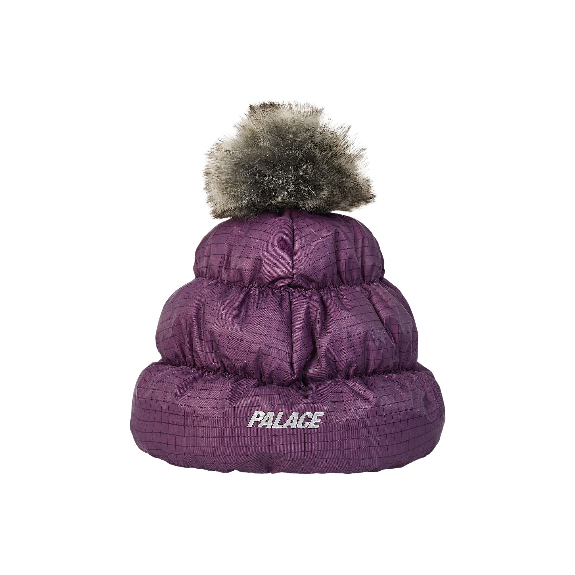 Pre-owned Palace Pertex Puffa Beanie 'purp' | Purple | Men's Size L/xl
