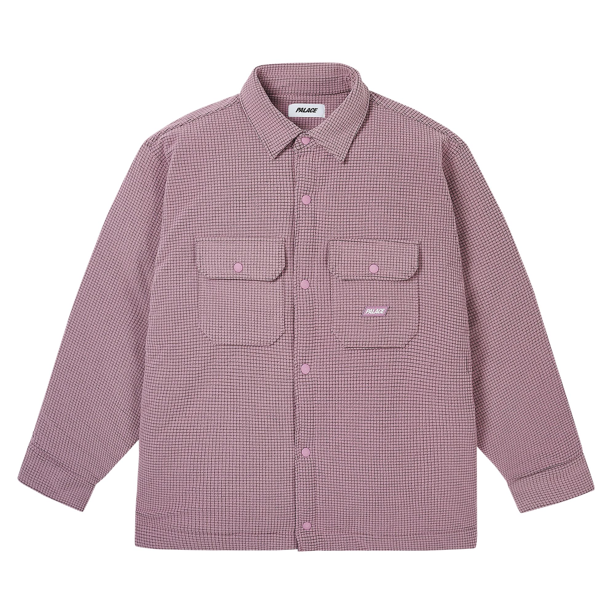 PALACE Pre-owned Thermal Insulated Shirt 'pink' | Men's Size L