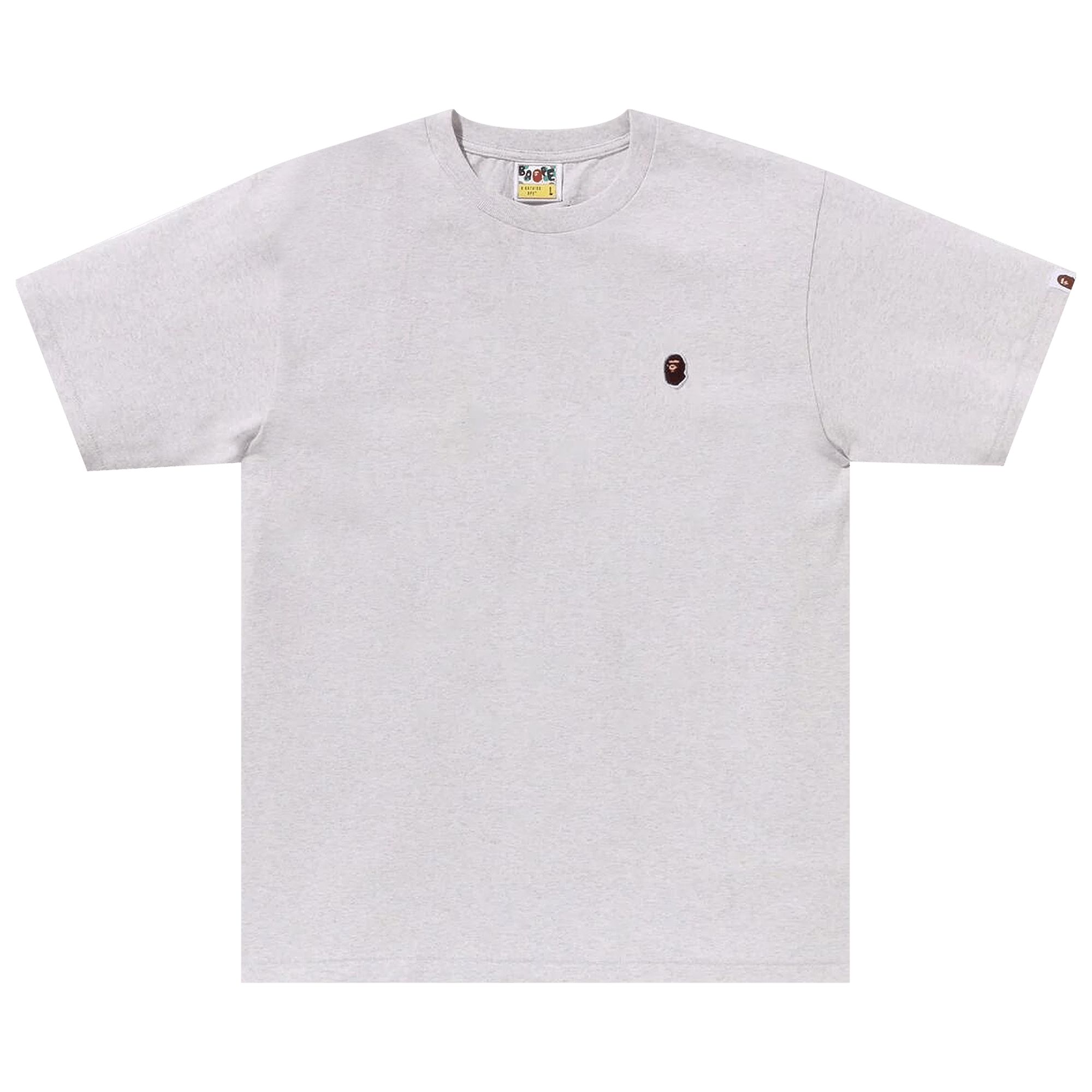 BAPE Pre-owned One Point Tee 'grey' | Men's Size L In Gray