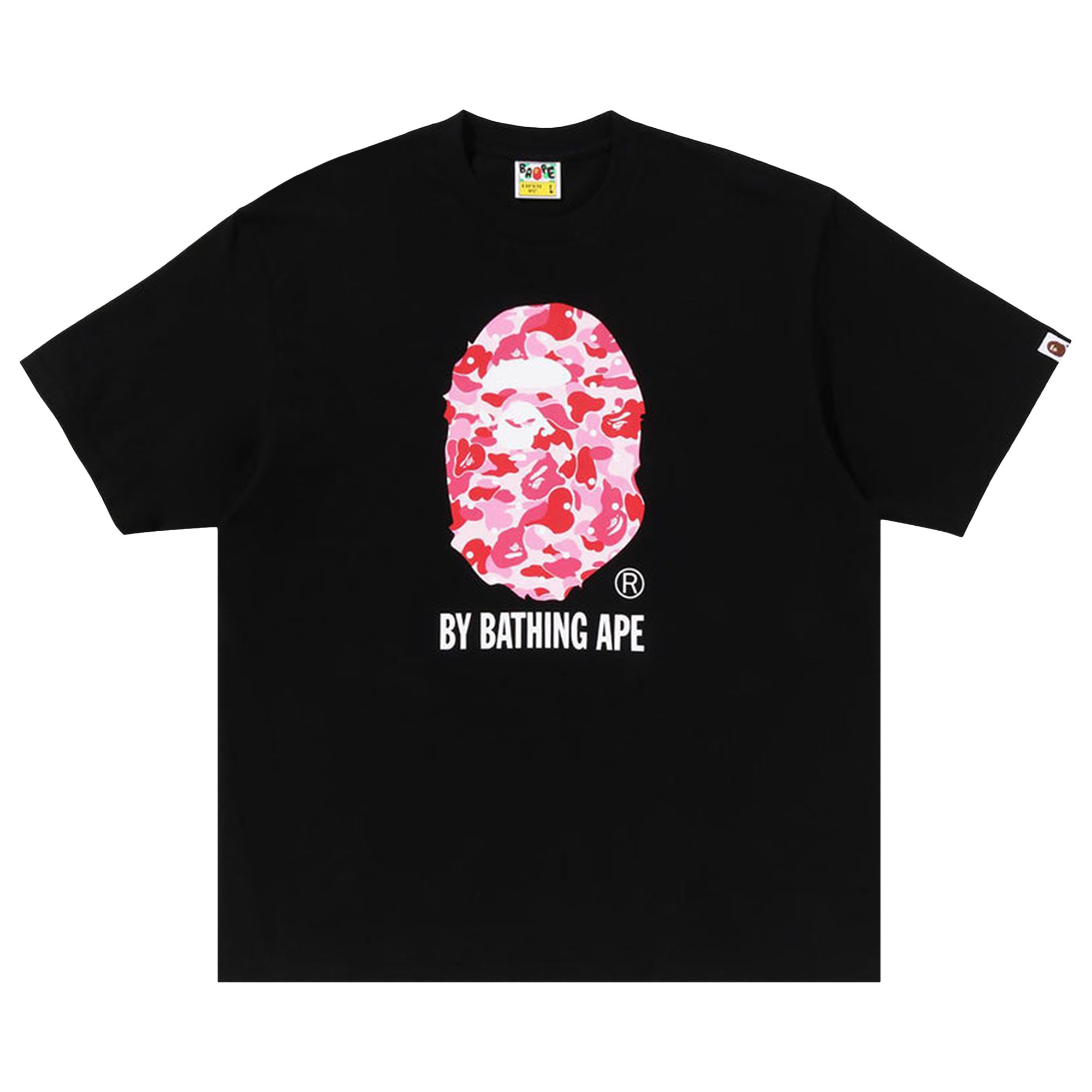 Pre-owned Bape Abc Dot Camo By Bathing Ape Relaxed Fit Tee 'black' | Men's Size S