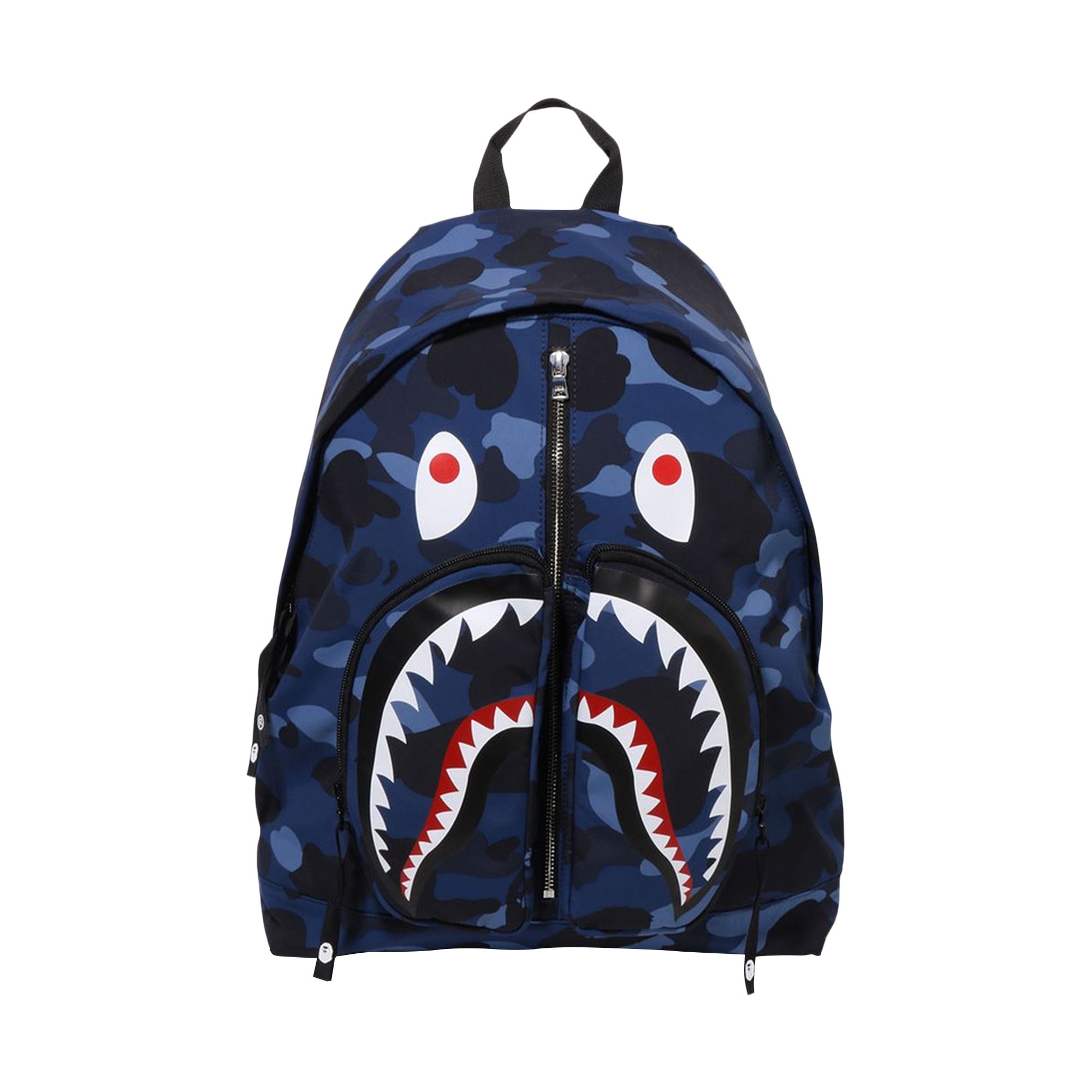 BAPE Pre-owned Color Camo Shark Daypack 'navy' | Blue | Men's Size Onesize