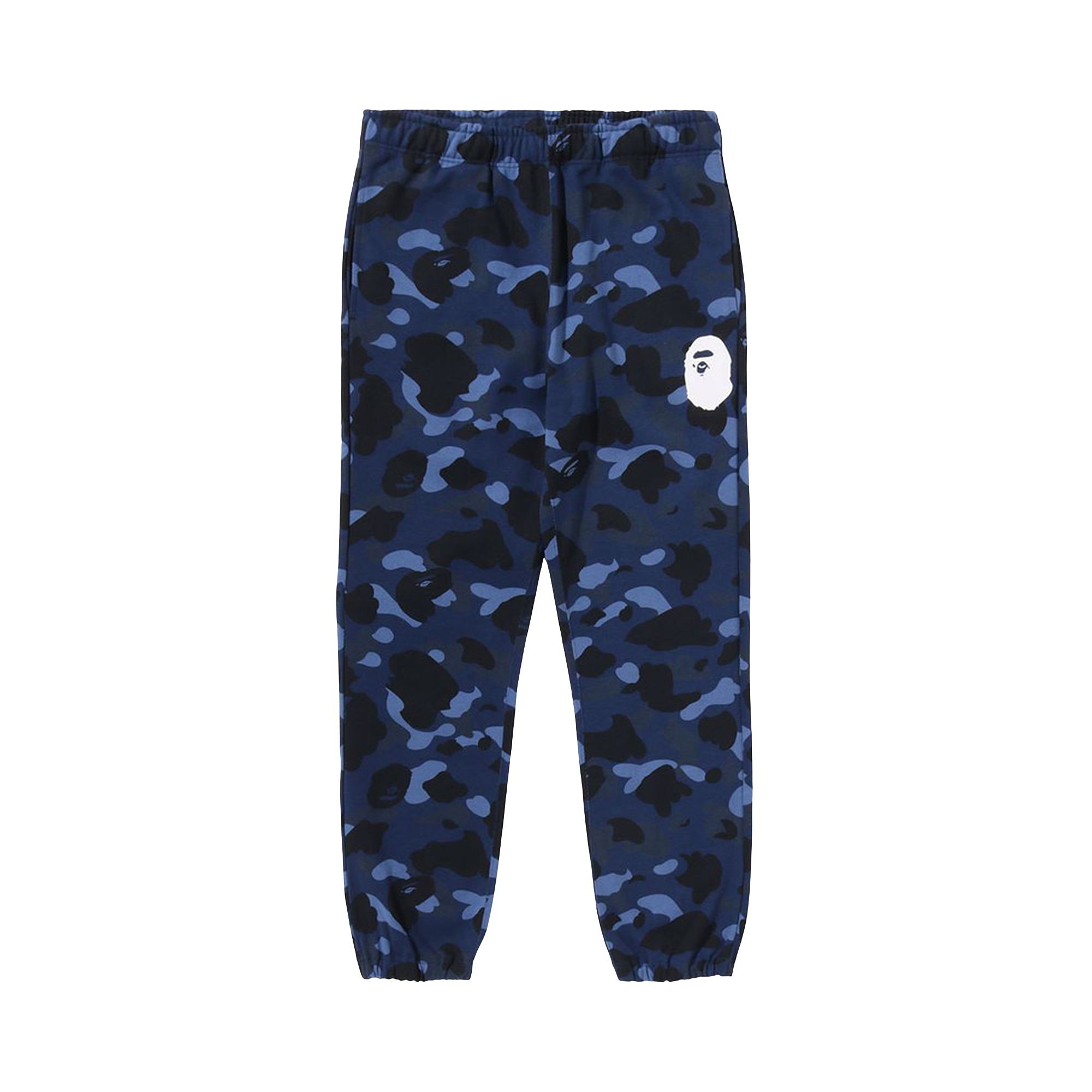Pre-owned Bape Color Camo Sweatpants 'navy' | Blue | Men's Size M