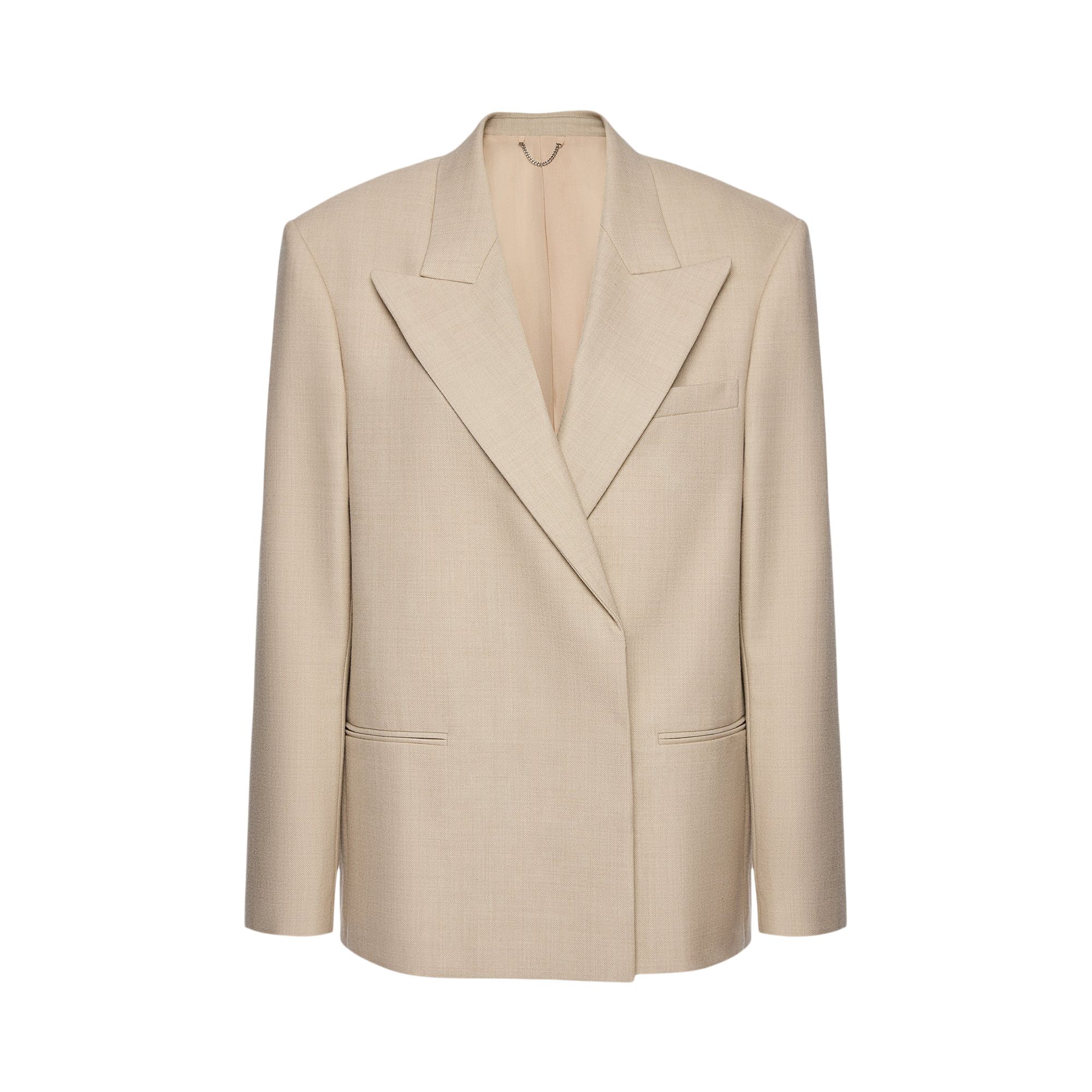 Pre-owned Magda Butrym Blazer 'beige' | Cream | Women's Size 34 In White