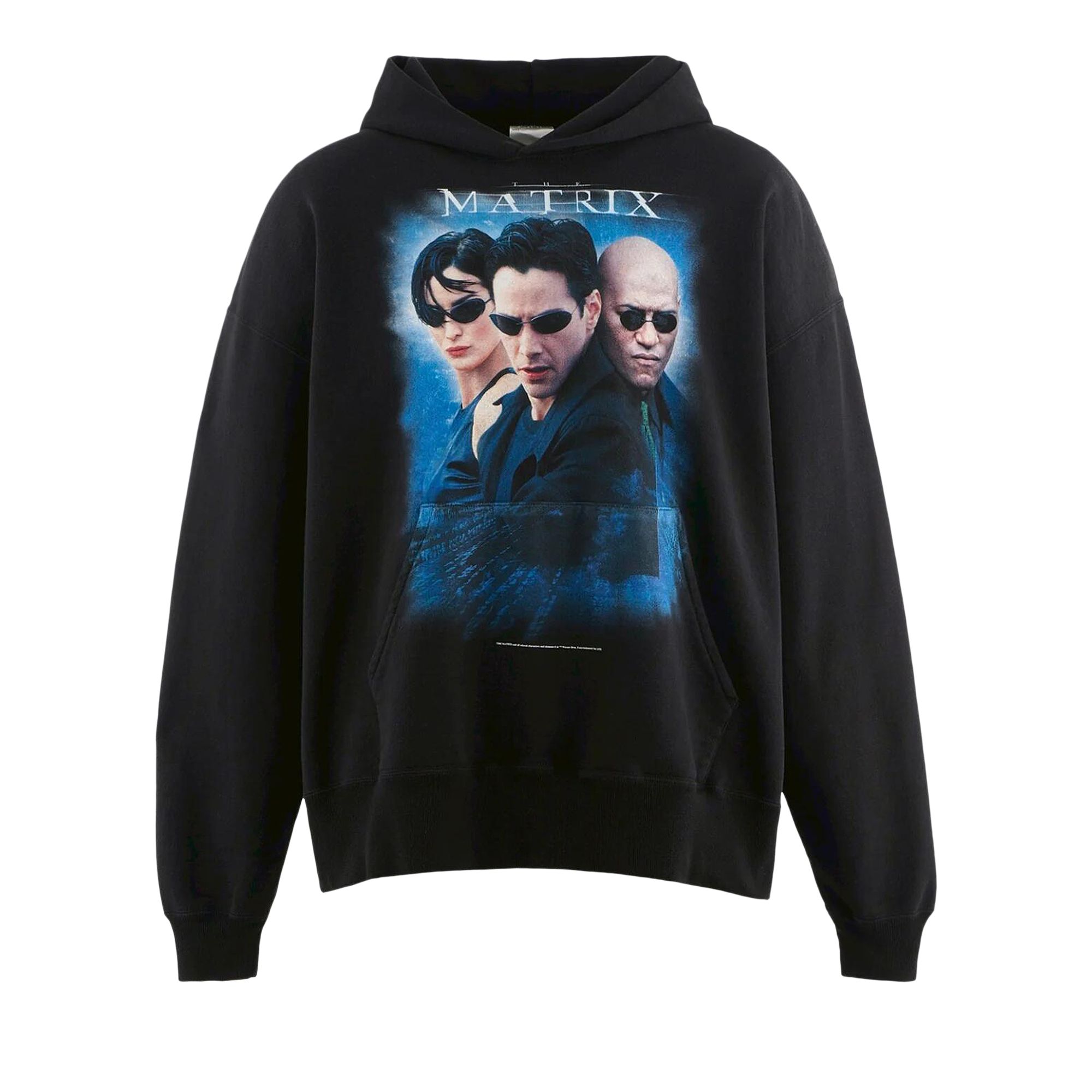 Pre-owned Saint Mxxxxxx The Matrix Hoodie 'black' | Men's Size M