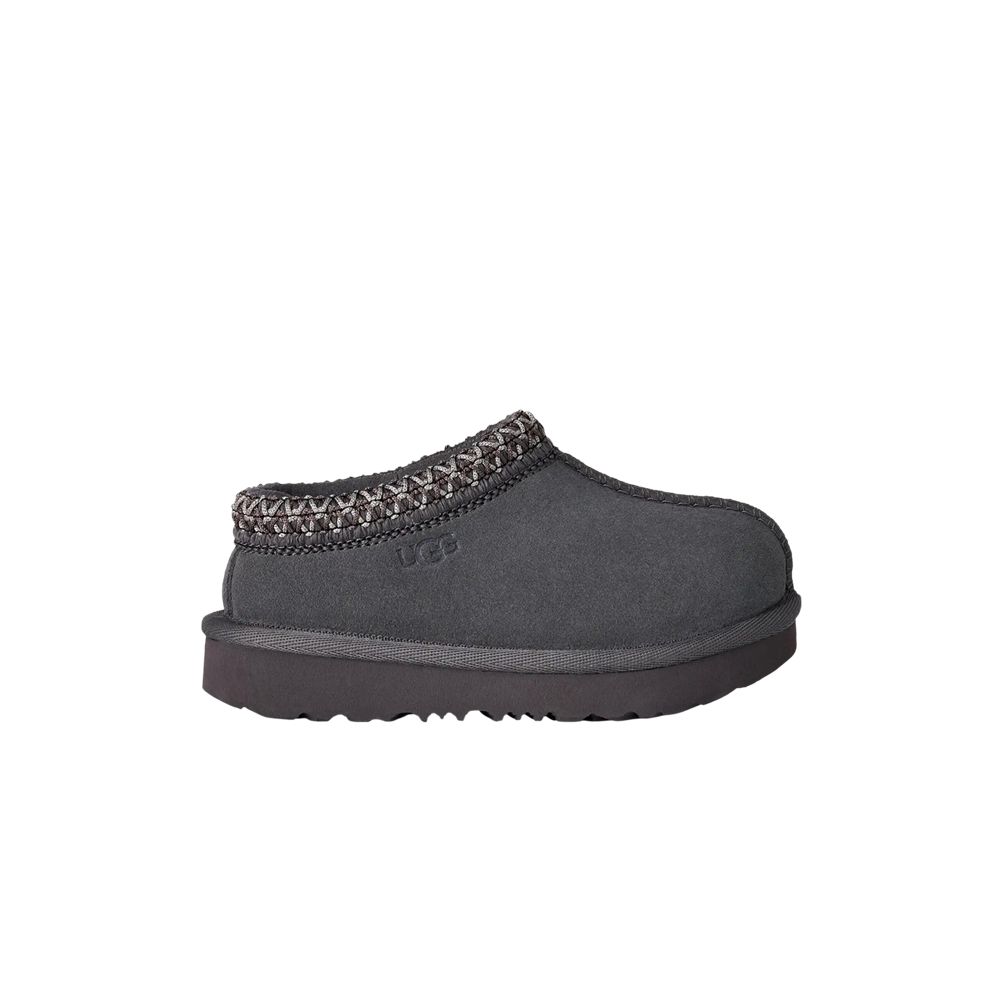 Pre-owned Ugg Tasman 2 Slipper Toddlers 'obsidian' | Grey | Infant Size 6 In Gray