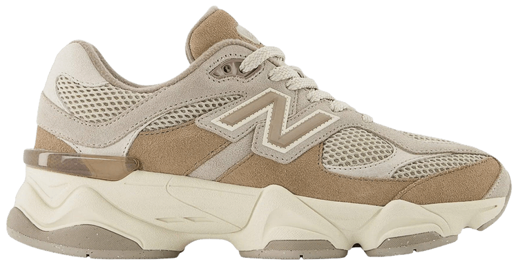 New Balance 9060 Big Kid Wide Mushroom Arid Stone