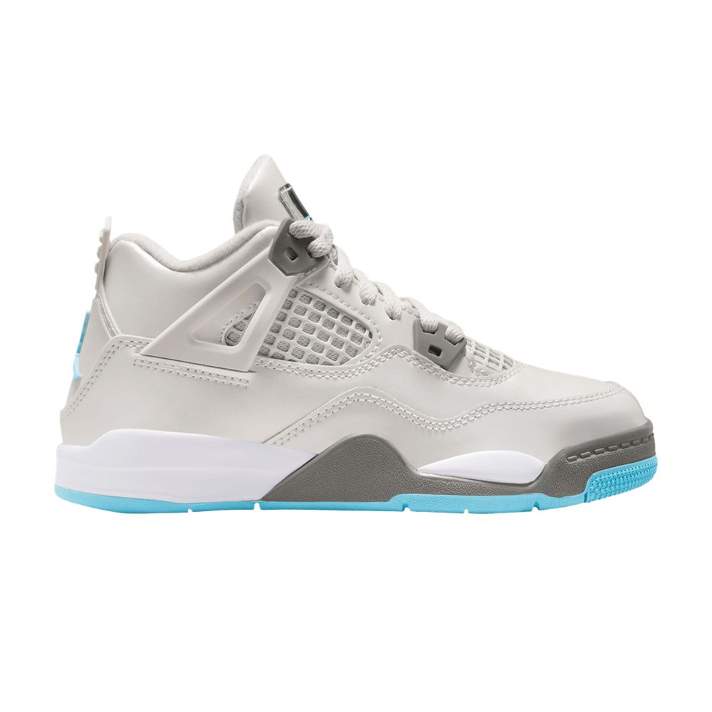Air Jordan Jordan 4 Retro PS 'Photon Dust Blue Chill' | Grey | Kid's Size 3 - HV4682-014